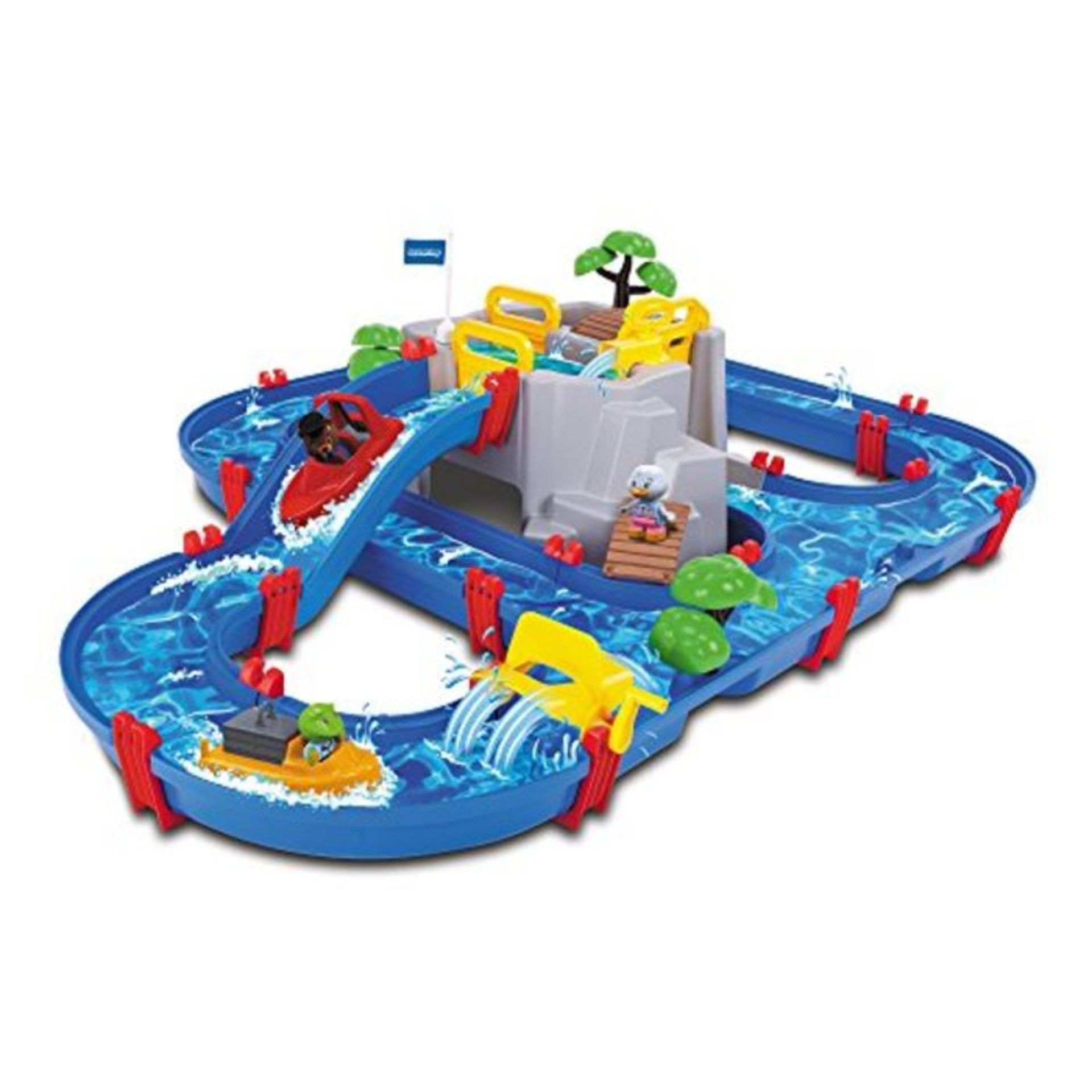 RRP £56.00 AquaPlay 8700001542 Waterway Table | Mountain Lake Water Play Canal System Toy with Lo