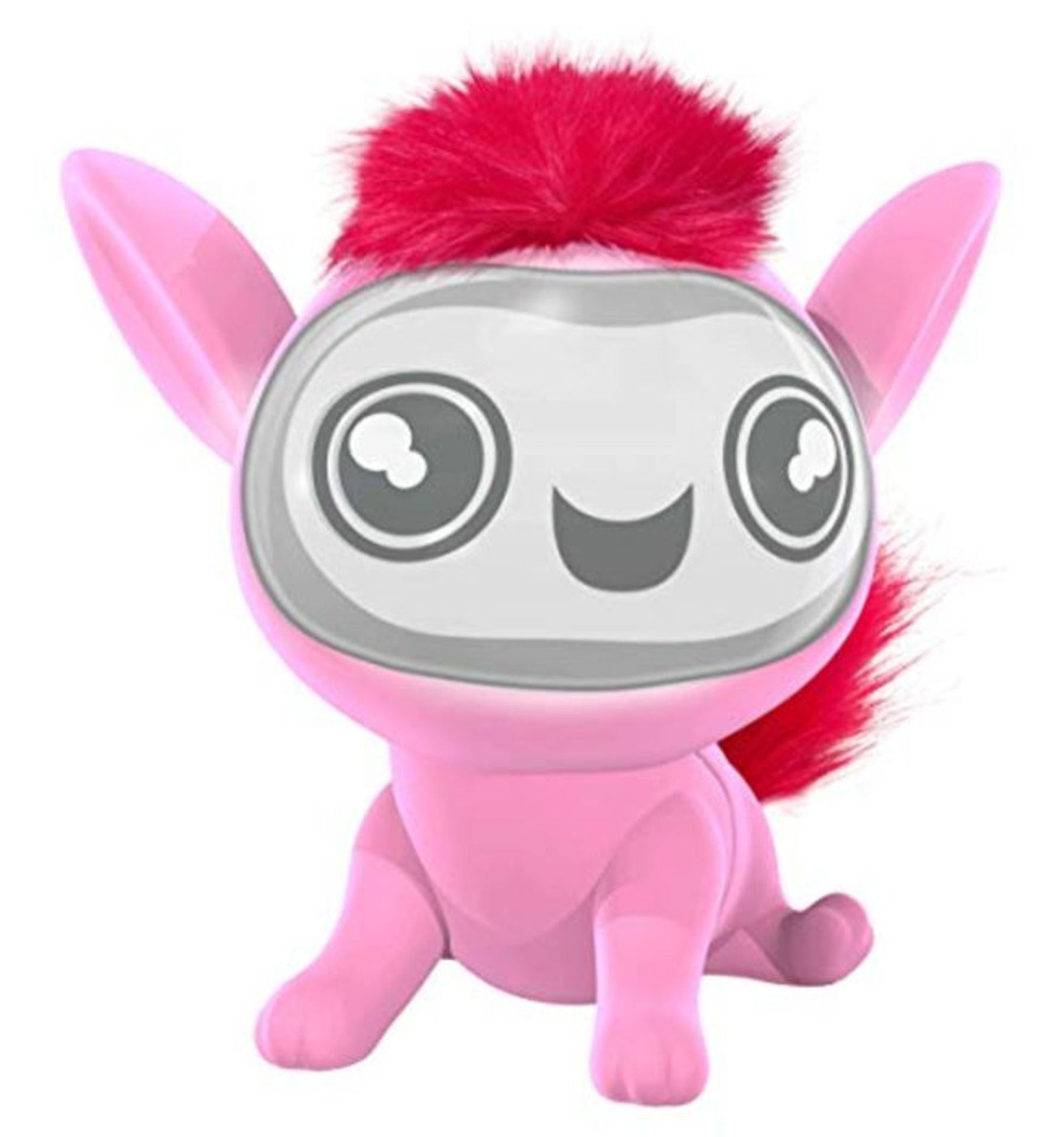 Pooki Interactive pet with Sound, Movement and Animated Screen, Pink