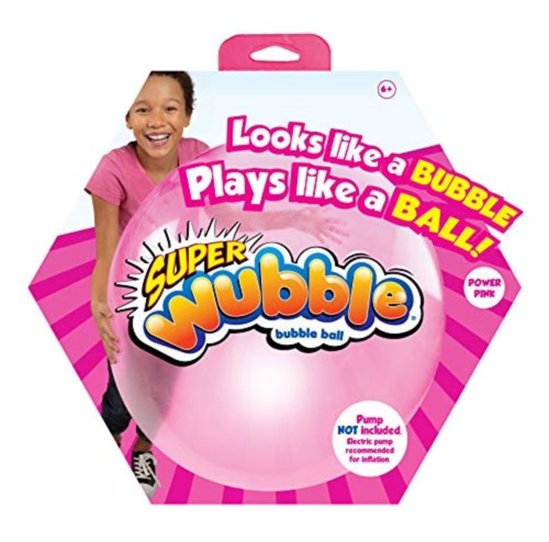 Wubble Super Bubble Ball, Pink