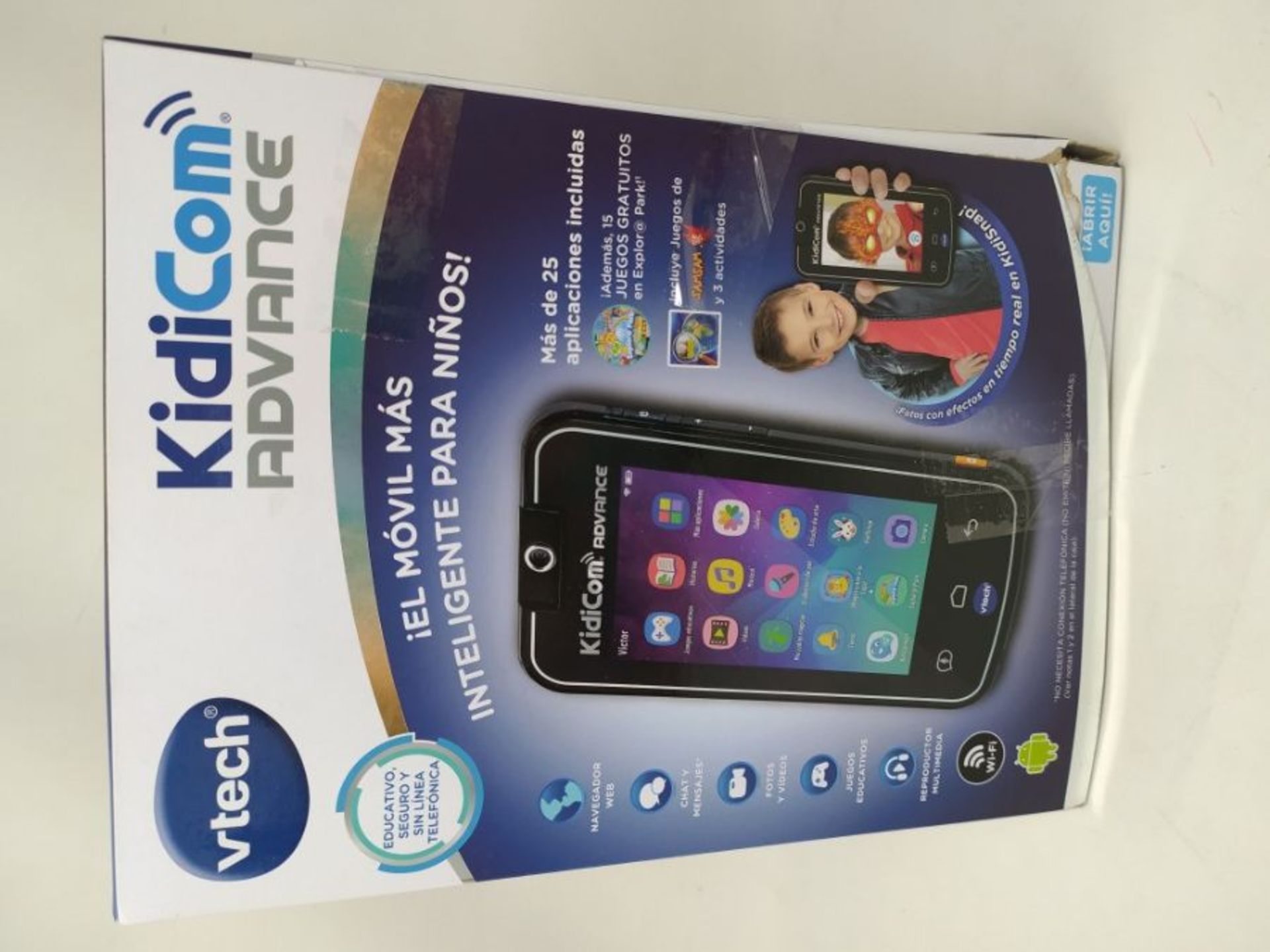 RRP £120.00 VTech - Kidicom Advance Smart Device for Kids, 5" HD Touch Screen, 180° Rotating Lens - Image 3 of 3