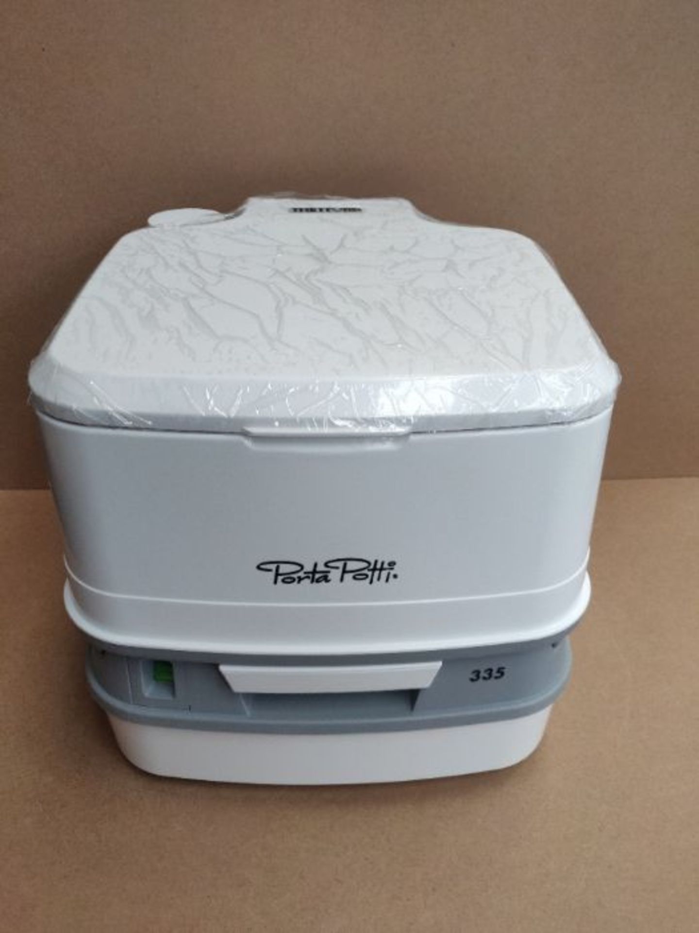 RRP £85.00 Thetford 92828 Porta Potti 335 Portable Toilet, White-Grey 313 x 342 x 382 mm - Image 3 of 3