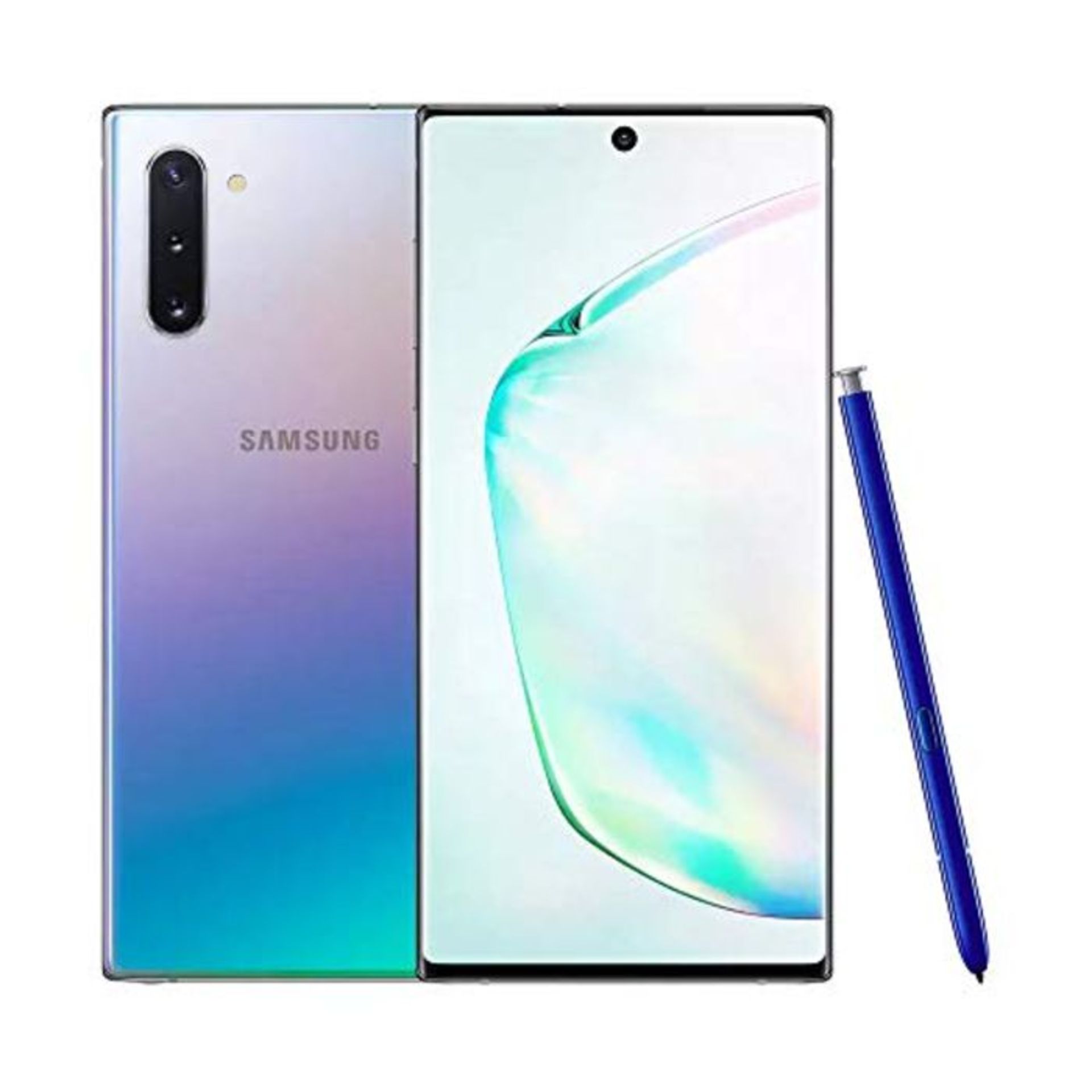 RRP £995.00 Samsung Galaxy Note10+ Mobile Phone; Sim Free Smartphone - Aura Glow, (UK Version)