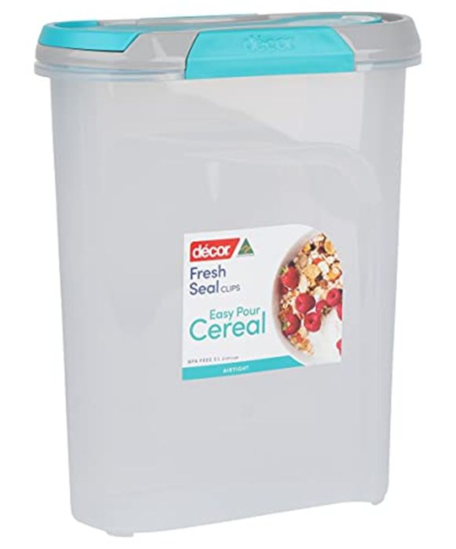 [INCOMPLETE] Décor Match-ups Clips Cereal Server 5L | Food Storage Pantry Container |