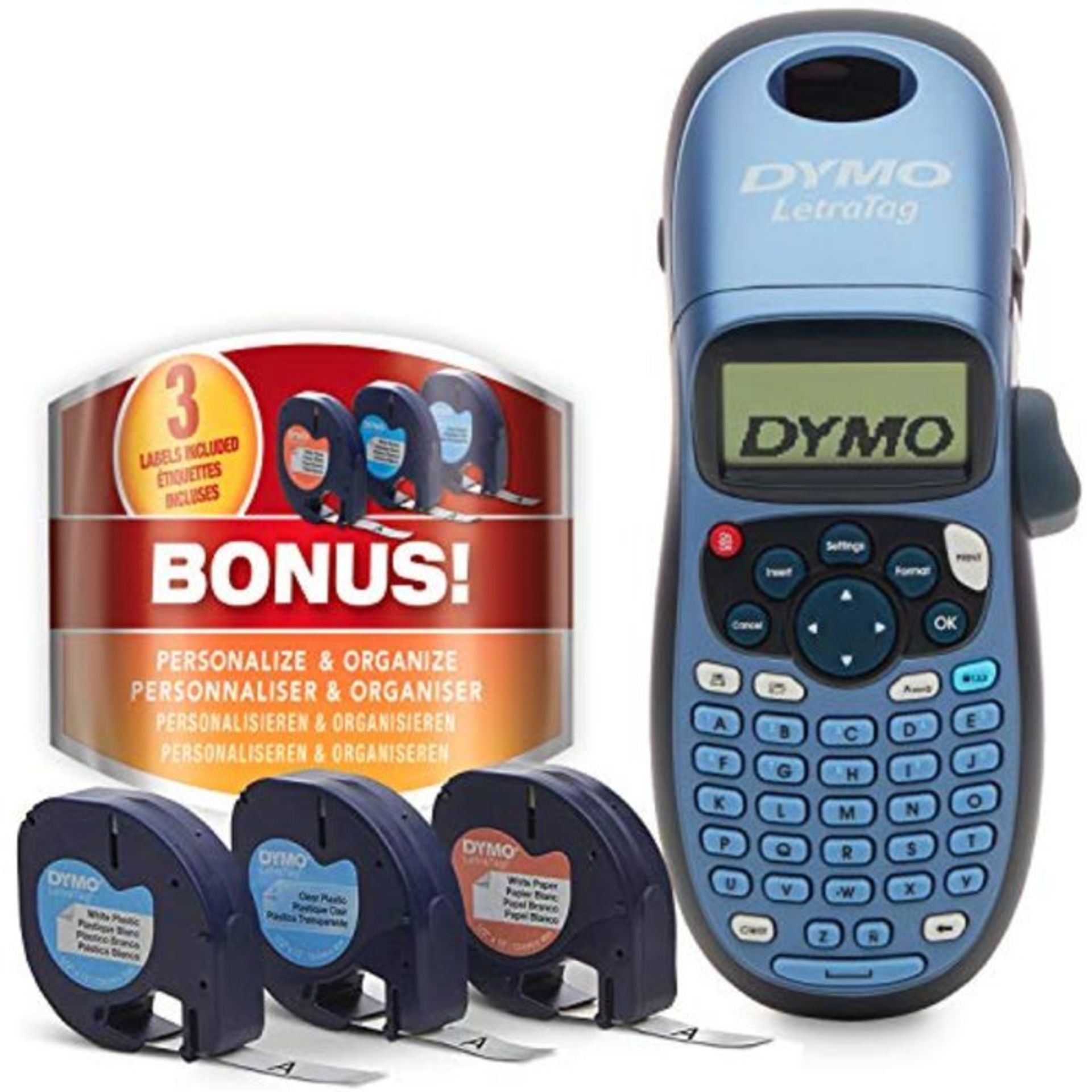 [INCOMPLETE] Dymo LetraTag LT-100H Label Maker Starter Kit | Handheld Label Maker Mach