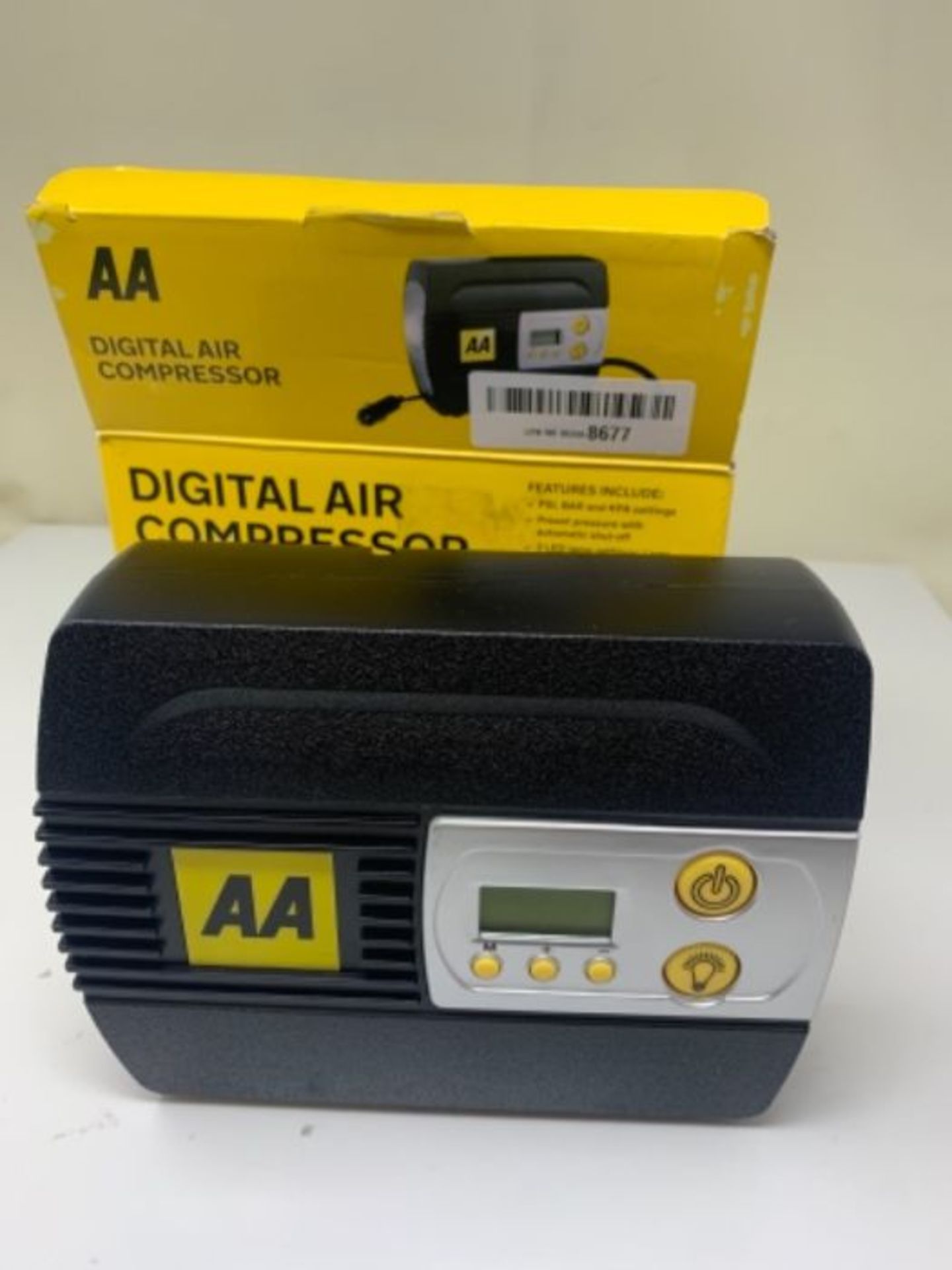 AA 12V Digital Tyre Inflator AA5502  For Cars Other Vehicles Inflatables Bicycles - - Image 3 of 3