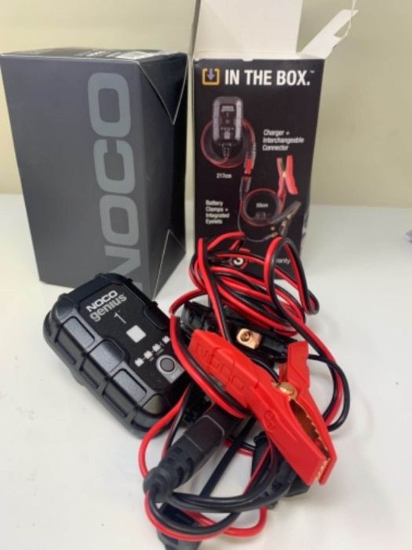 NOCO GENIUS1UK, 1-Amp Fully-Automatic Smart Charger, 6V And 12V Battery Charging Units - Image 3 of 3