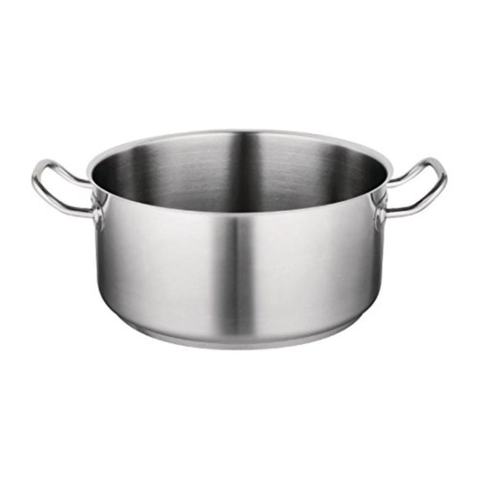 Vogue Casserole Pan 240mm Stainless Steel Pot Kitchen Cookware Induction