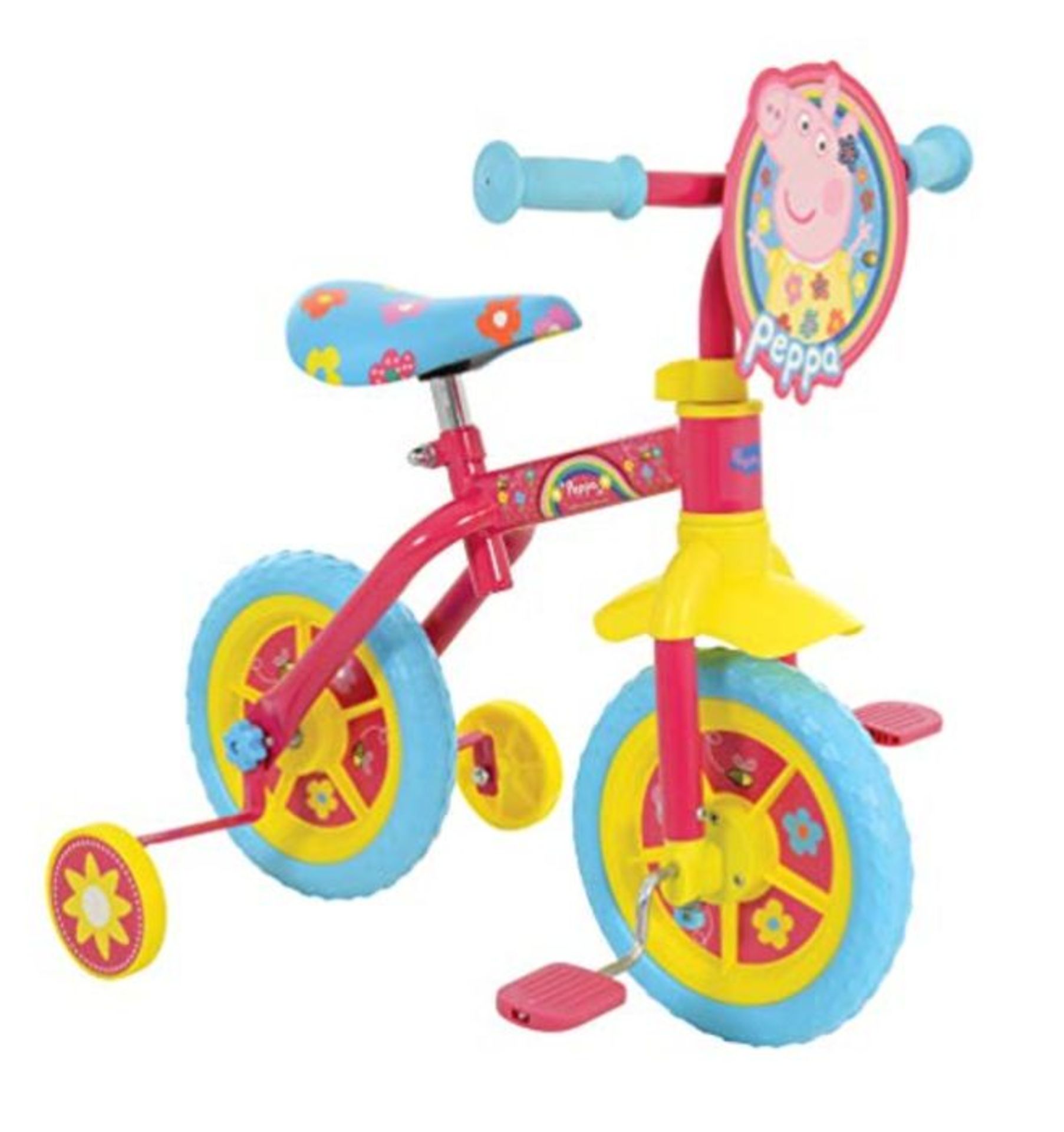 Peppa Pig M004176 2in1 10inch Bike 2 in 1 10", Pink