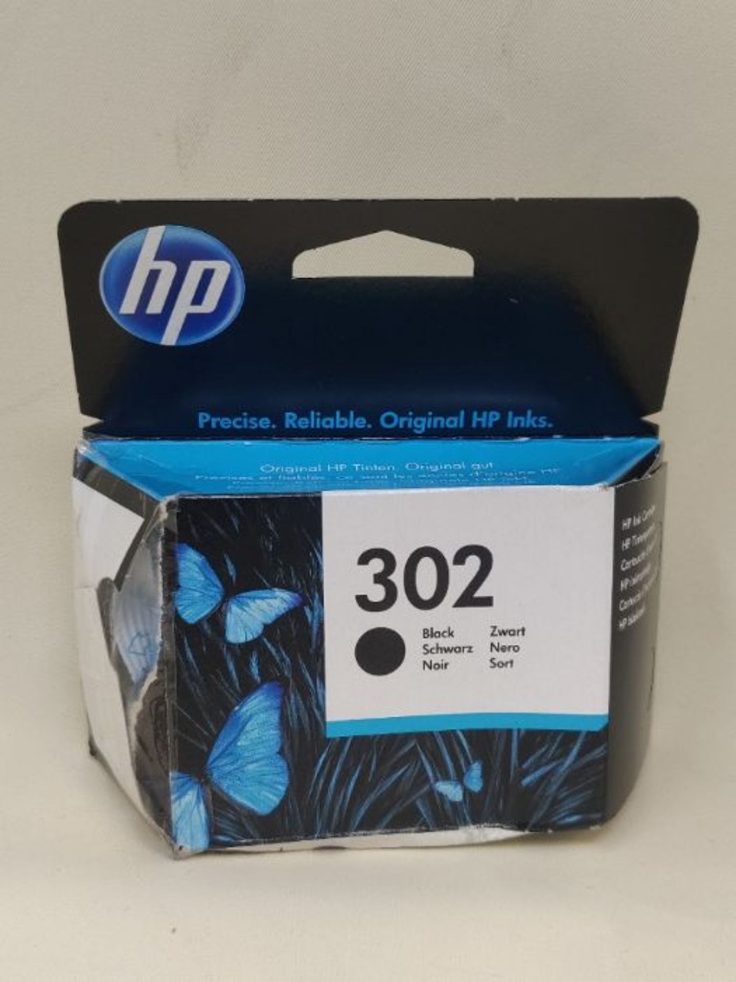 HP F6U66AE 302 Original Ink Cartridge, Black, Single Pack - Image 2 of 3