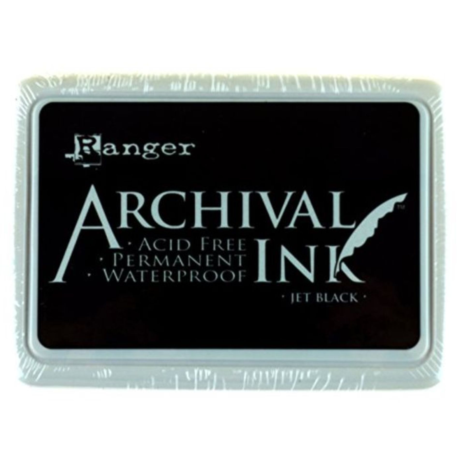 Ranger AIP-31468 Archival Ink Pad, Jet Black, 6.86 x 9.91 x 1.78 cm