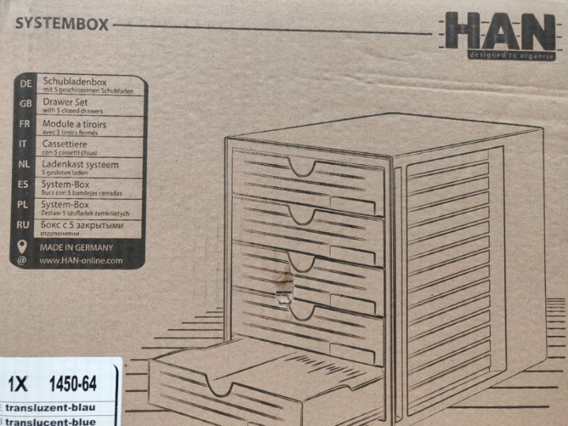 HAN 1450-64, Drawer set System box, New colour! Innovative, attractive design with 5 c - Image 2 of 3