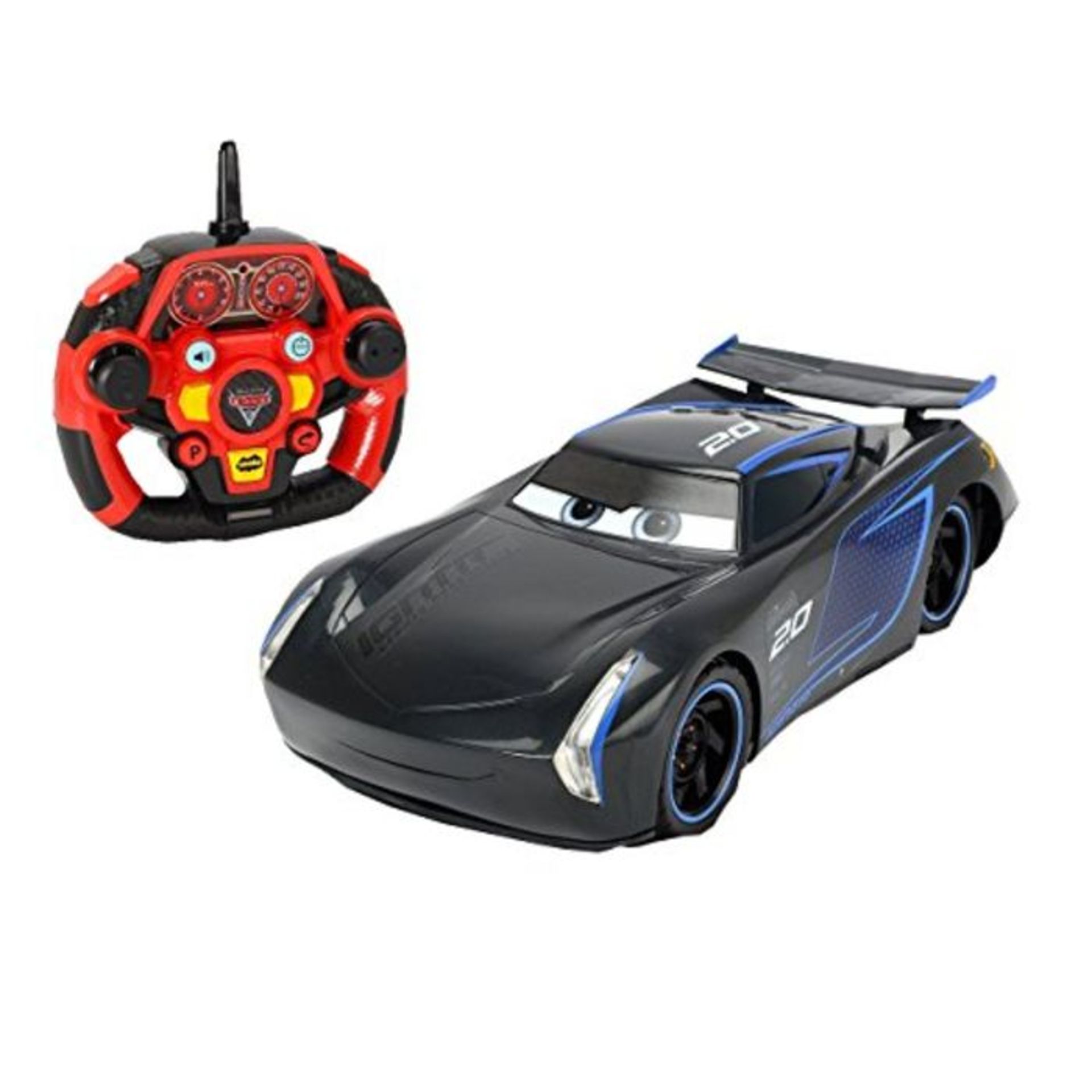 RRP £75.00 Dickie 203086007 3 Jackson Storm Remote Control Racing Car | Drift and Smoking Wheels