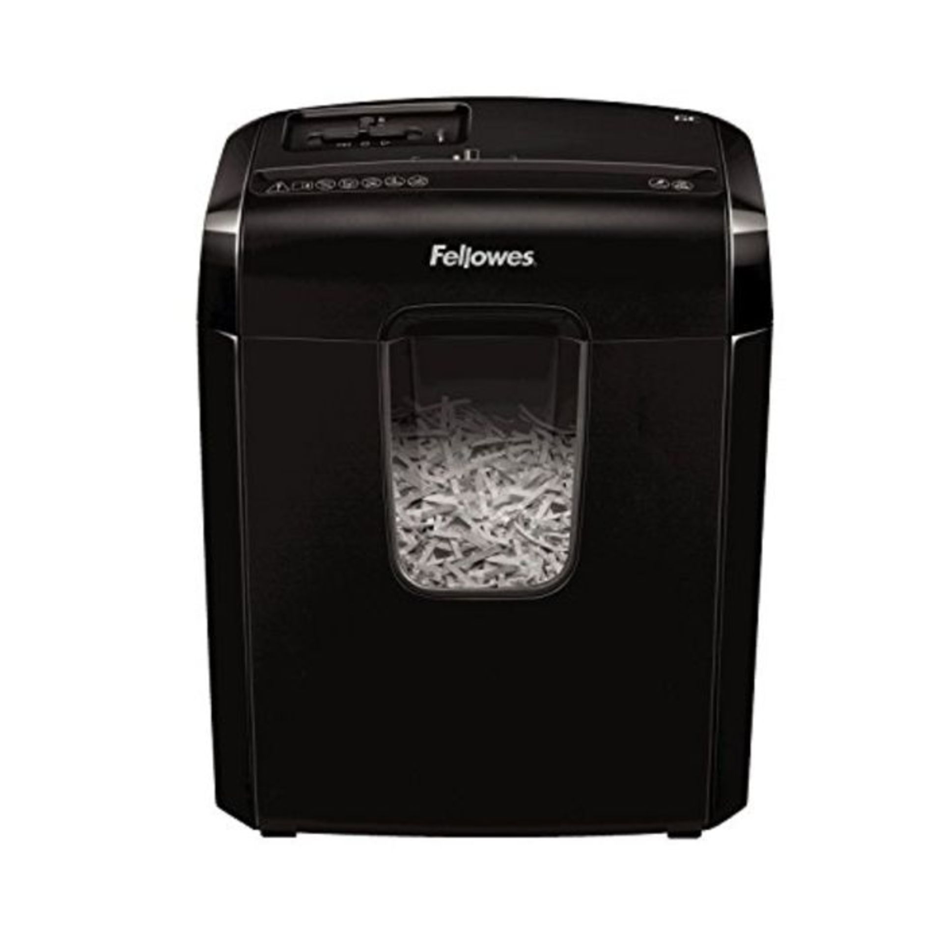 Fellowes Powershred 6C Personal 6 Sheet Cross Cut Paper Shredder for Home Use with Saf