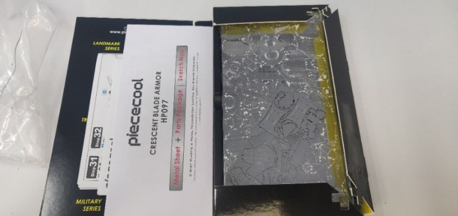 Piececool 3D Metal Model Kits - Crescent Blade Armor DIY 3D Metal Jigsaw Puzzle - Image 3 of 3