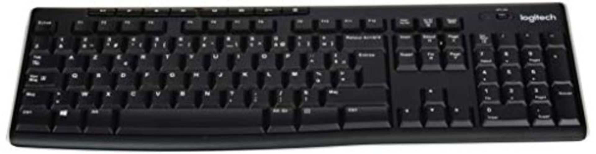 [INCOMPLETE] Logitech K270 Wireless Keyboard, AZERTY French Layout - Black