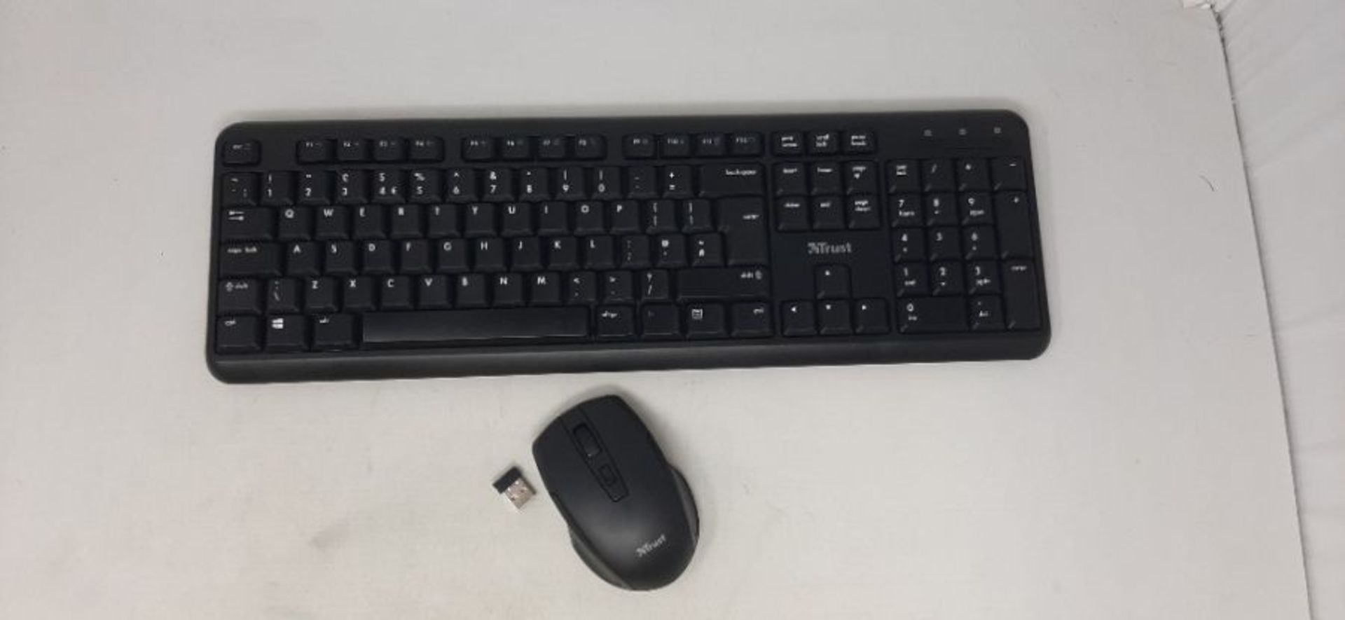 Trust Ymo Wireless Keyboard and Mouse Set -Qwerty UK Layout, Silent Keys, Full-Size Ke - Image 3 of 3