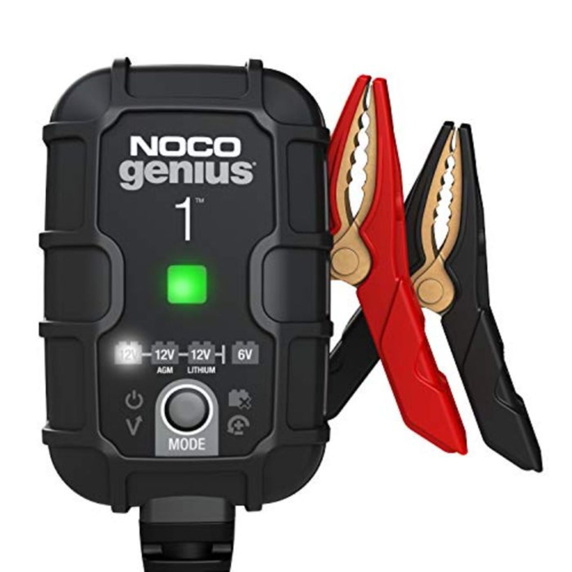 NOCO GENIUS1UK, 1-Amp Fully-Automatic Smart Charger, 6V And 12V Battery Charging Units - Image 2 of 3