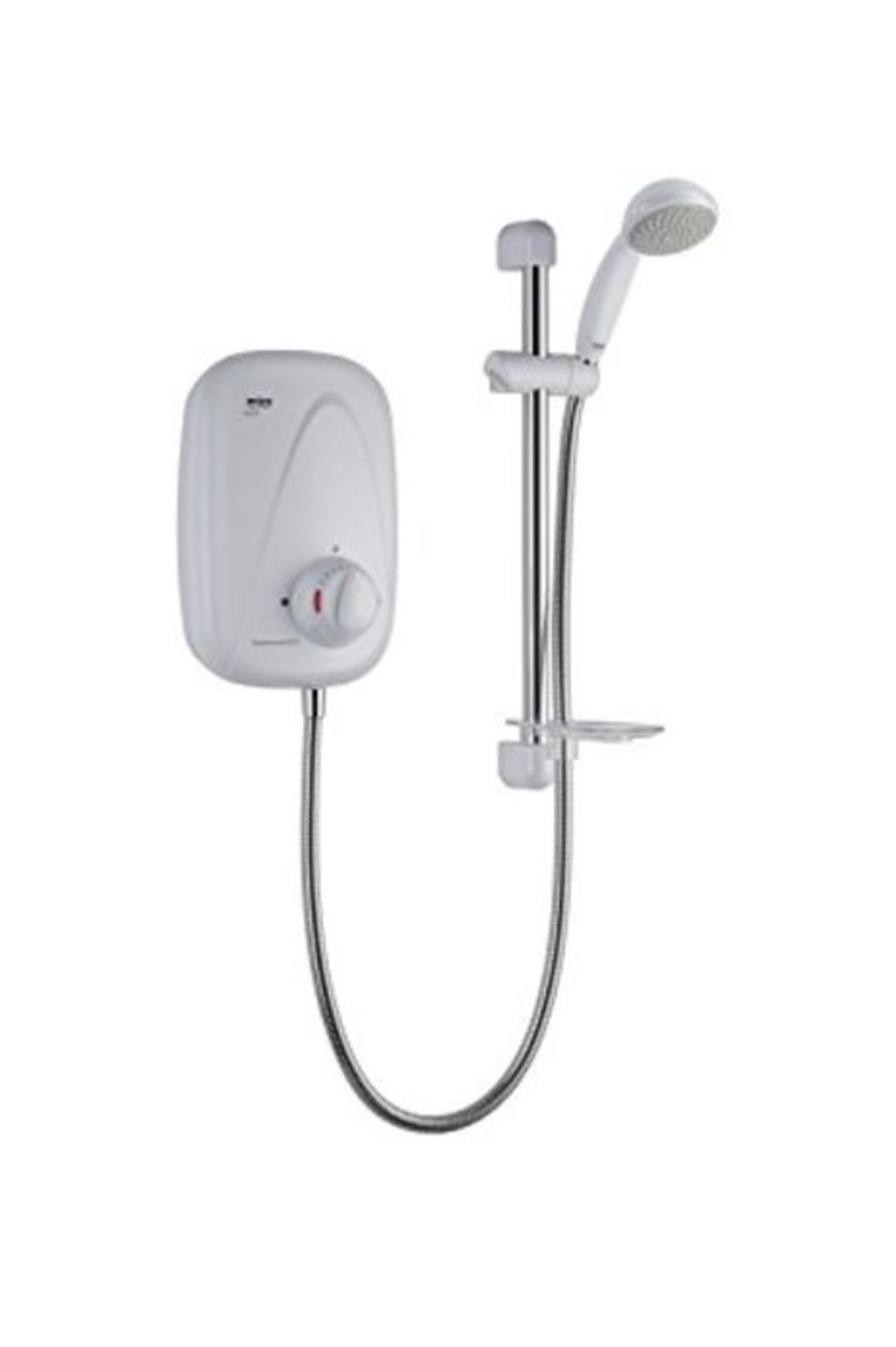 RRP £190.00 Mira Showers 1.1532.353 Vigour Thermostatic Power Shower, White - Image 2 of 3