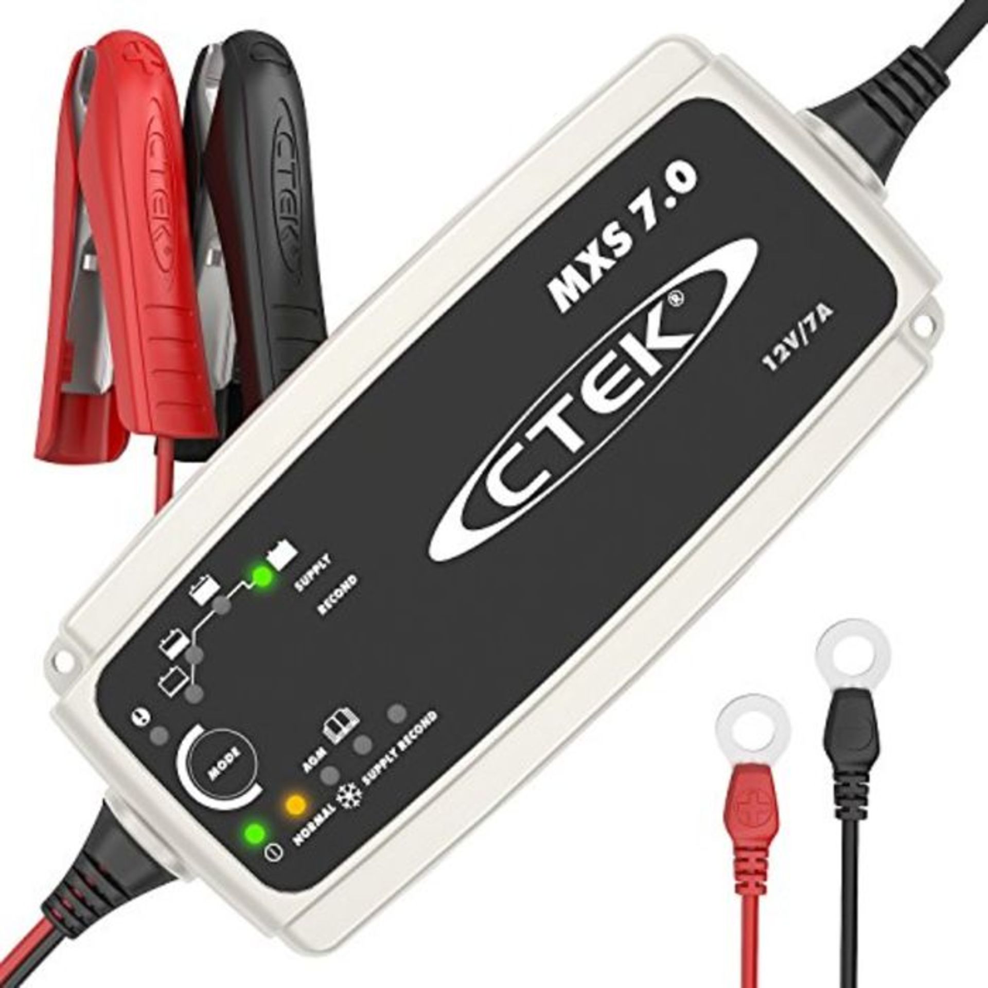 RRP £99.00 CTEK MXS 7.0 Fully Automatic Battery Charger (Charges, Maintains and Reconditions Car, - Image 2 of 3