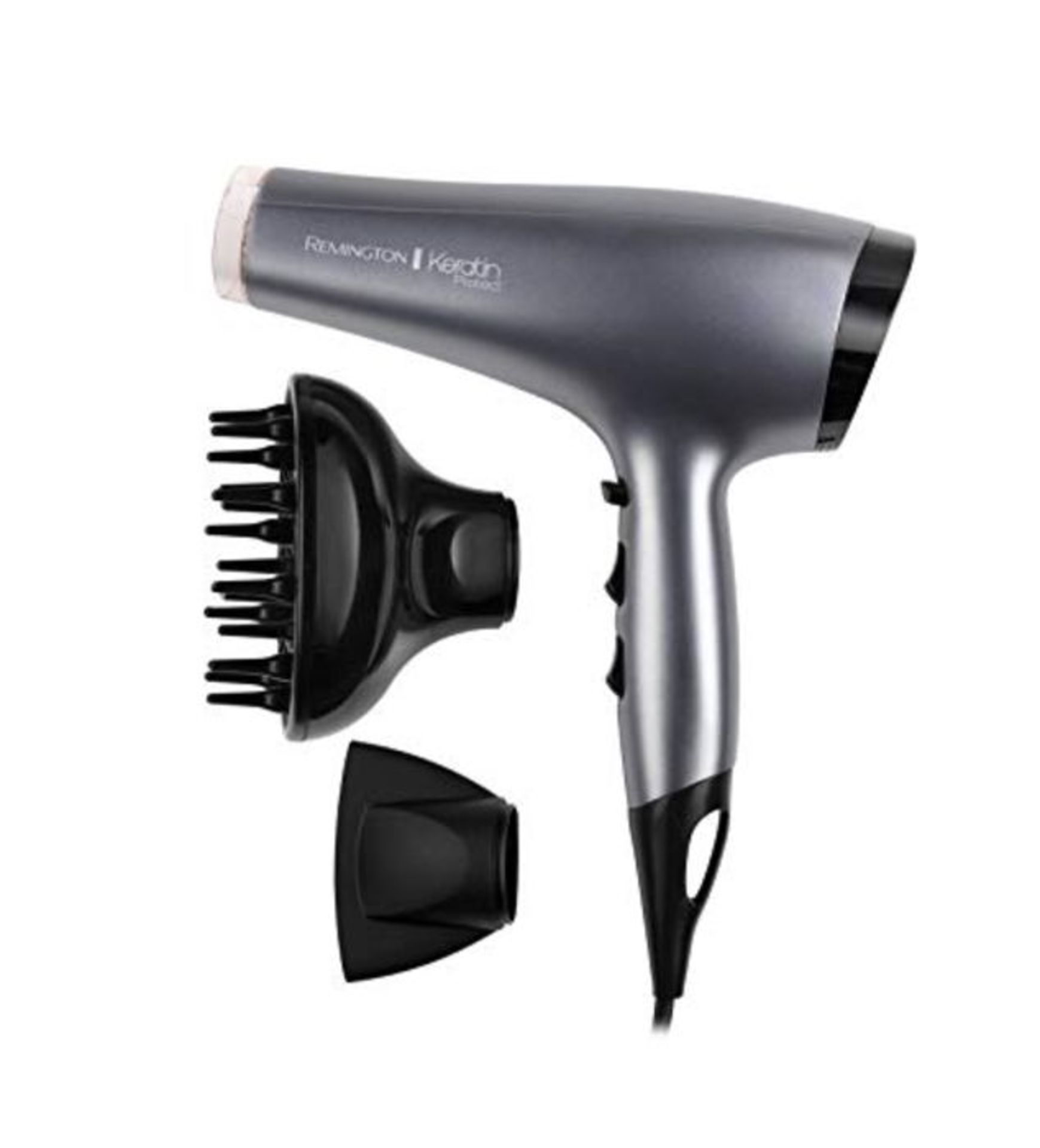 Remington Keratin Protect Ionic Hair Dryer, Infused with Keratin and Almond Oil for He