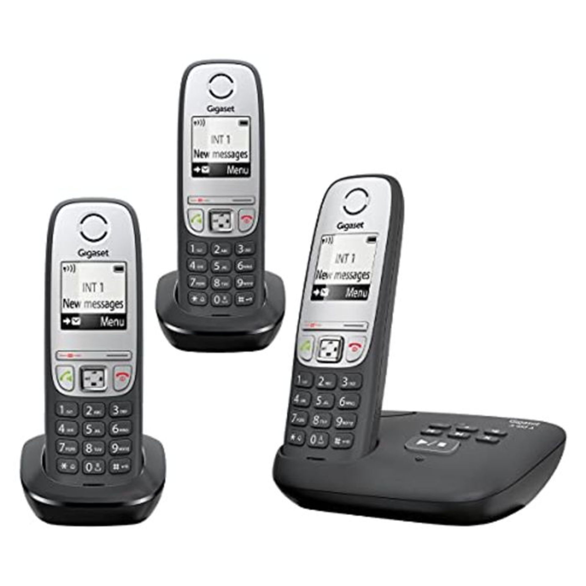 Gigaset A455A TRIO - Advanced Cordless Home Phone with Answer Machine and Nuisance Cal