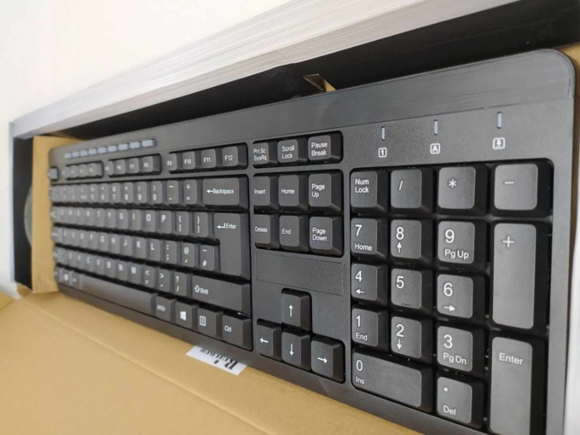 CiT Wired USB Keyboard & Mouse Combo, Ergonomic Design, UK Qwerty Layout, Windows Comp - Image 2 of 2
