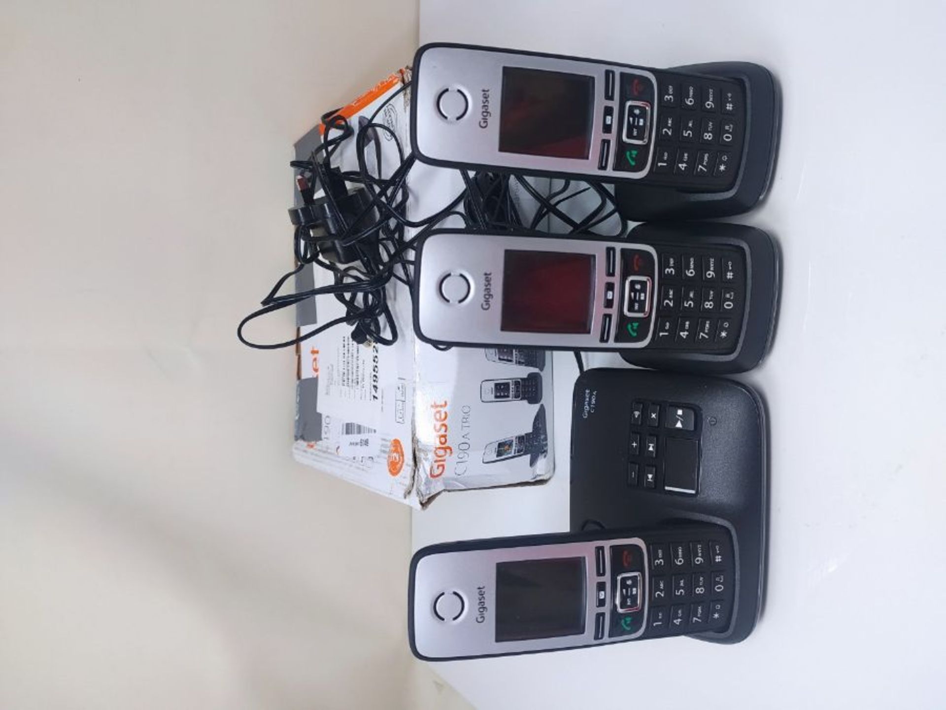 RRP £73.00 Gigaset C190A TRIO - Premium Cordless Home Phone with Answer Machine and Nuisance Call - Image 2 of 2