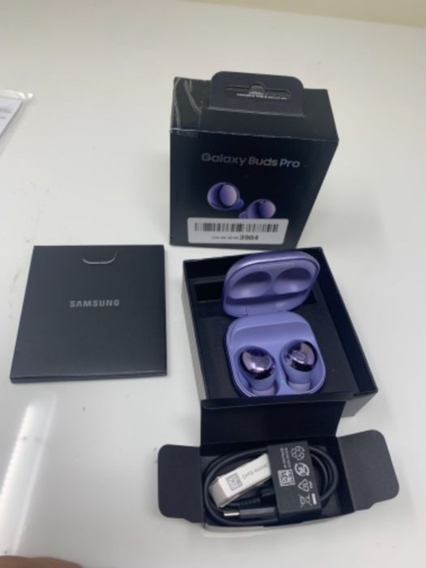 RRP £169.00 Samsung Galaxy Buds Pro Wireless Headphones Phantom Violet (UK Version) - Image 3 of 3