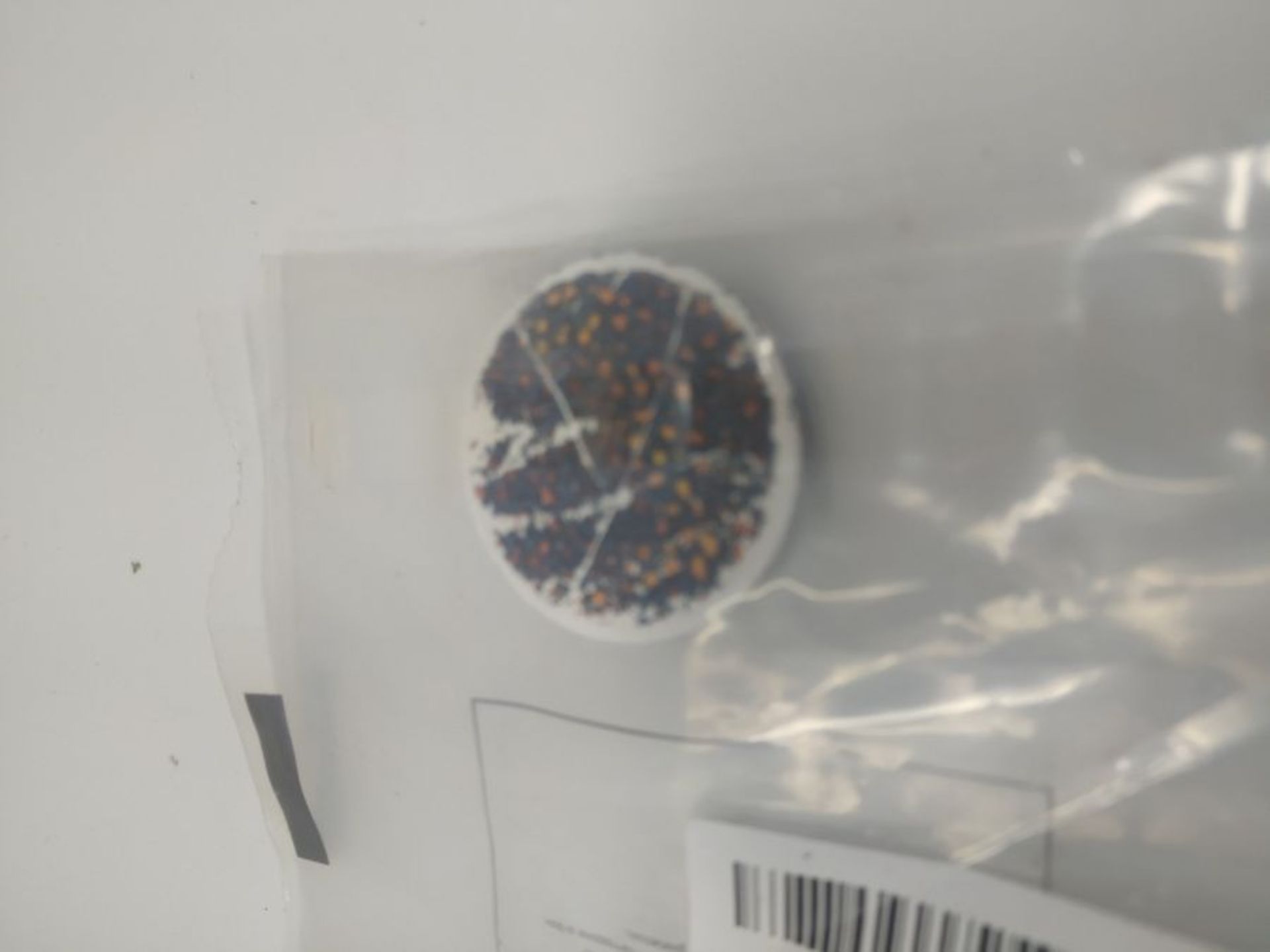 Trendy Unique Cute Leopard Print Blue Brown Spots Merch Gift PopSockets PopGrip: Swapp - Image 4 of 4