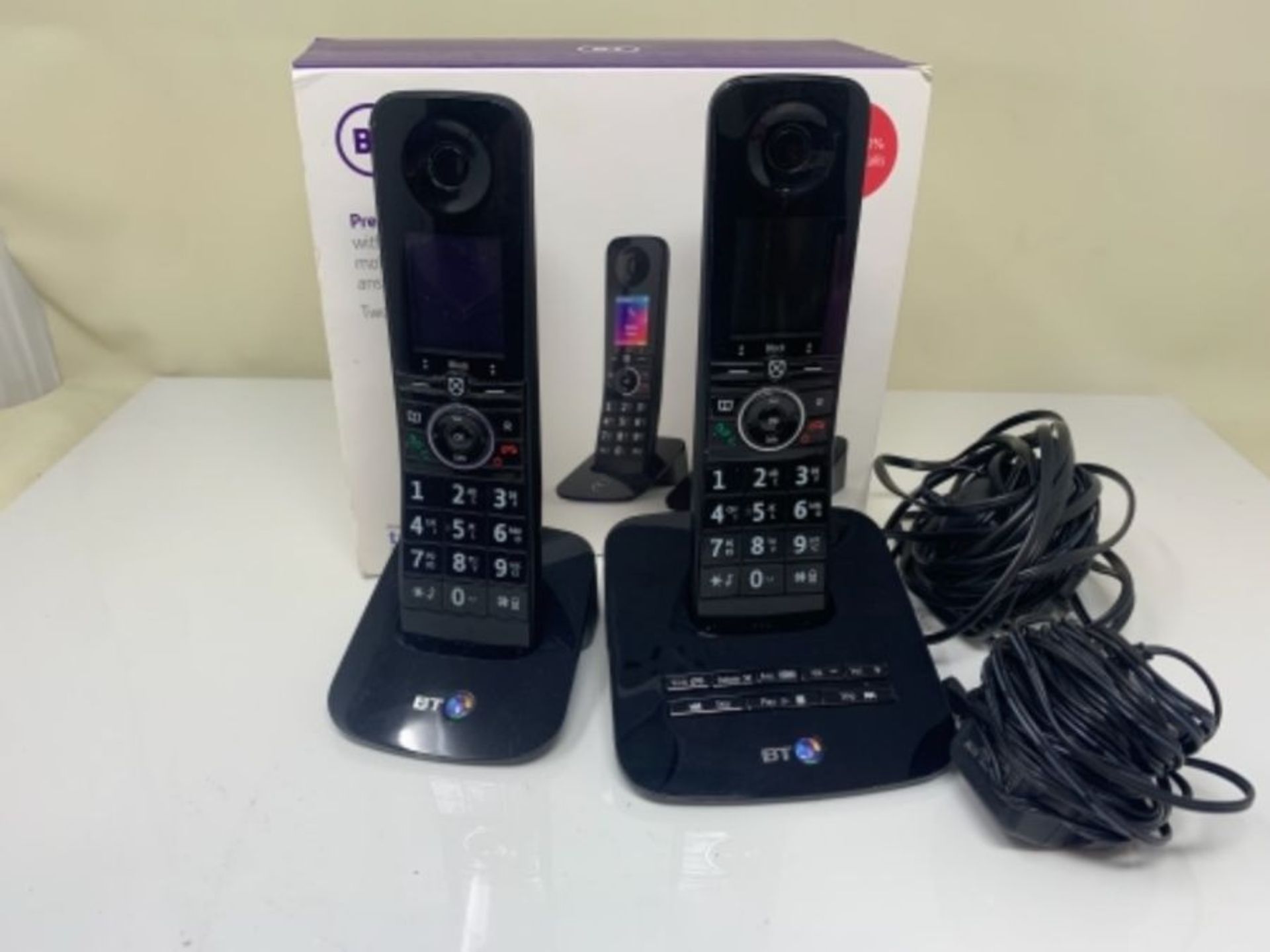 RRP £80.00 BT Premium Cordless Home Phone with 100% Nuisance Call Blocking, Mobile sync and Answe - Image 3 of 3