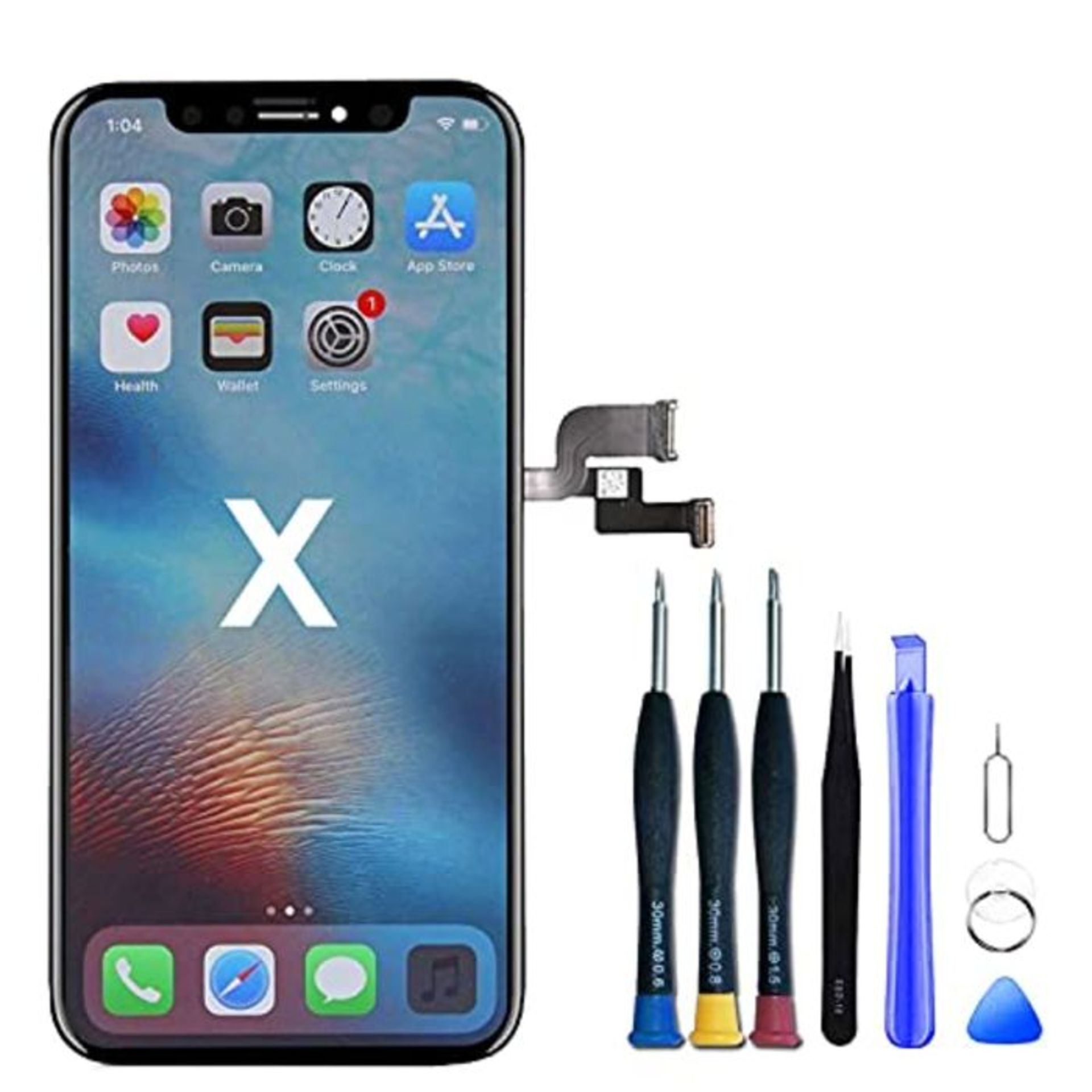 Hoonyer for iPhone X Screen Replacement LCD[Not OLED] Touch Screen Digitizer Assembly