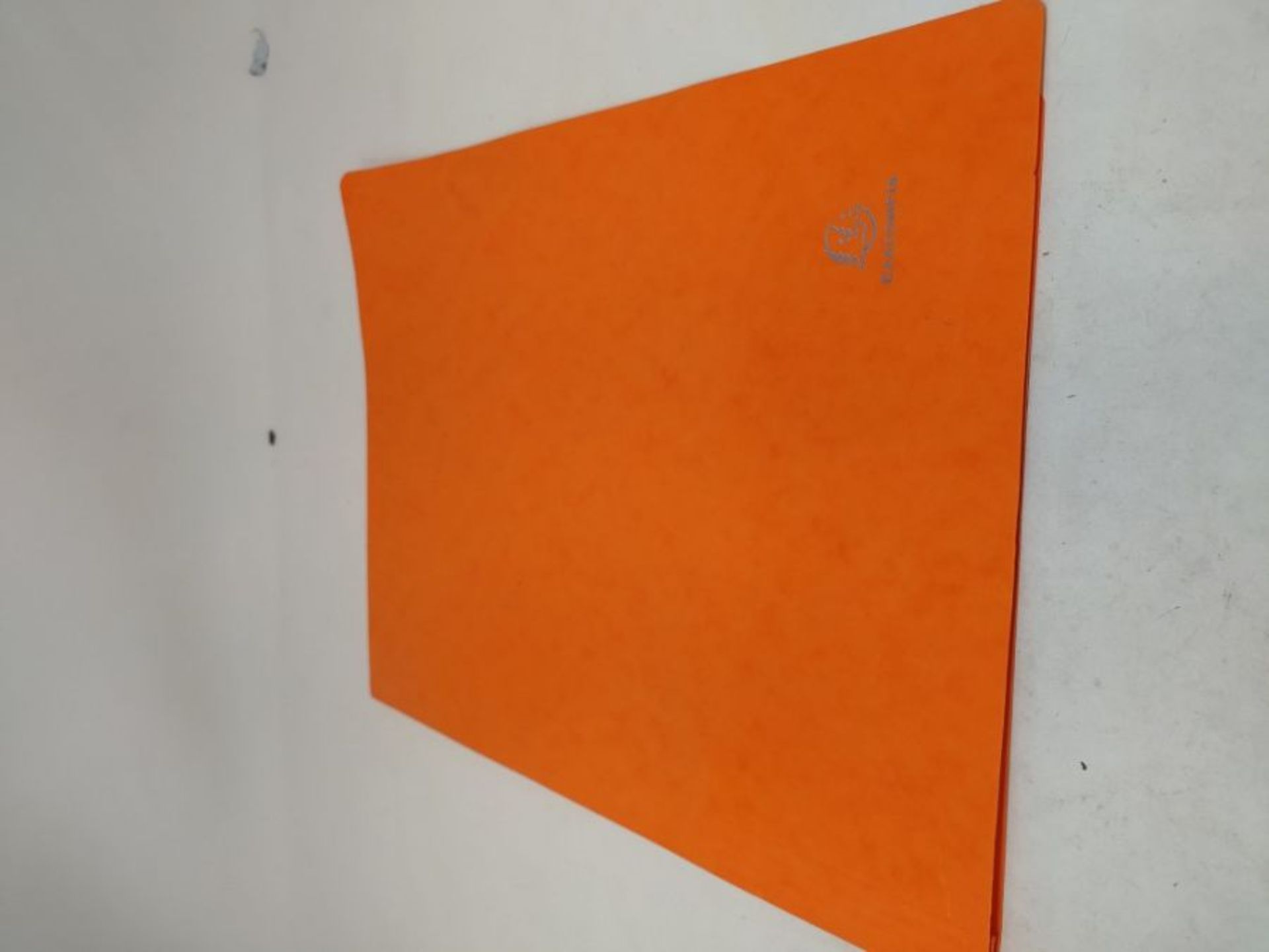 Exacompta Iderama Flat Bar Files, 355 gsm, A4 - Orange, Pack of 1 - Image 2 of 2