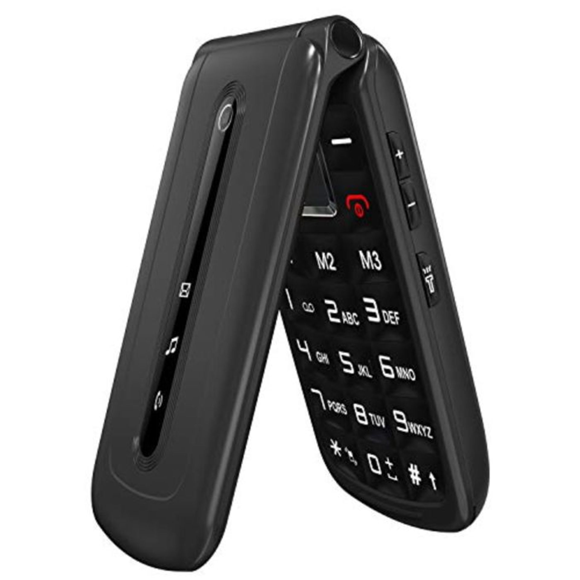 Ukuu 3G Big Button Basic Mobile Phones Unlocked, Dual Sim Free Flip Mobile Phone with