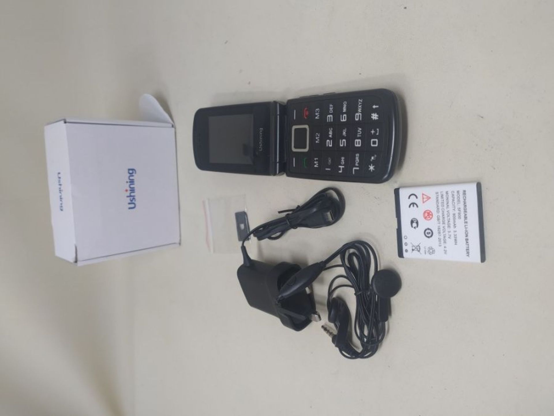 Ukuu 3G Big Button Basic Mobile Phones Unlocked, Dual Sim Free Flip Mobile Phone with - Image 2 of 2