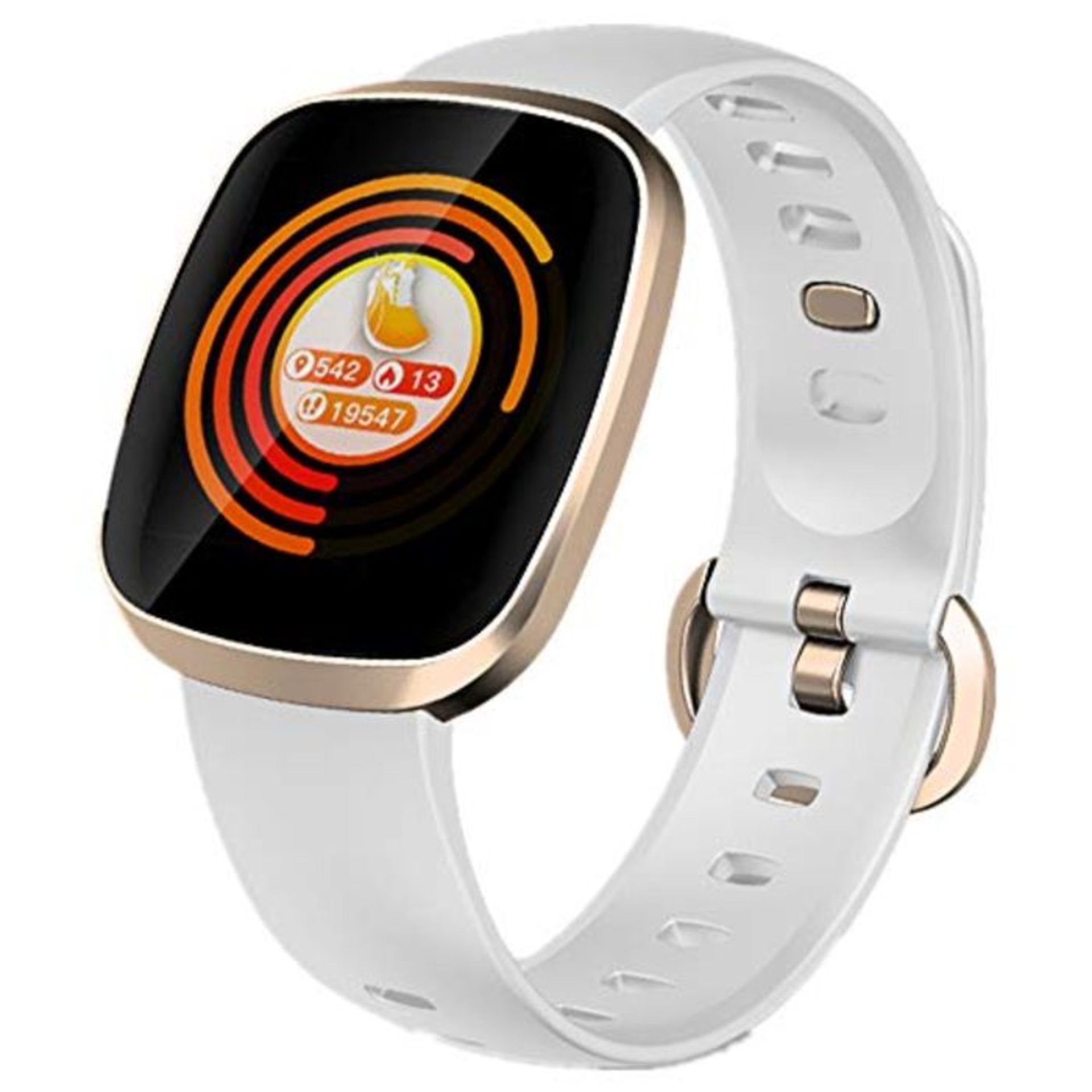 Smart Watch, Fitness Tracker Watch Touch Screen with Blood Oxygen Pressure Heart Rate