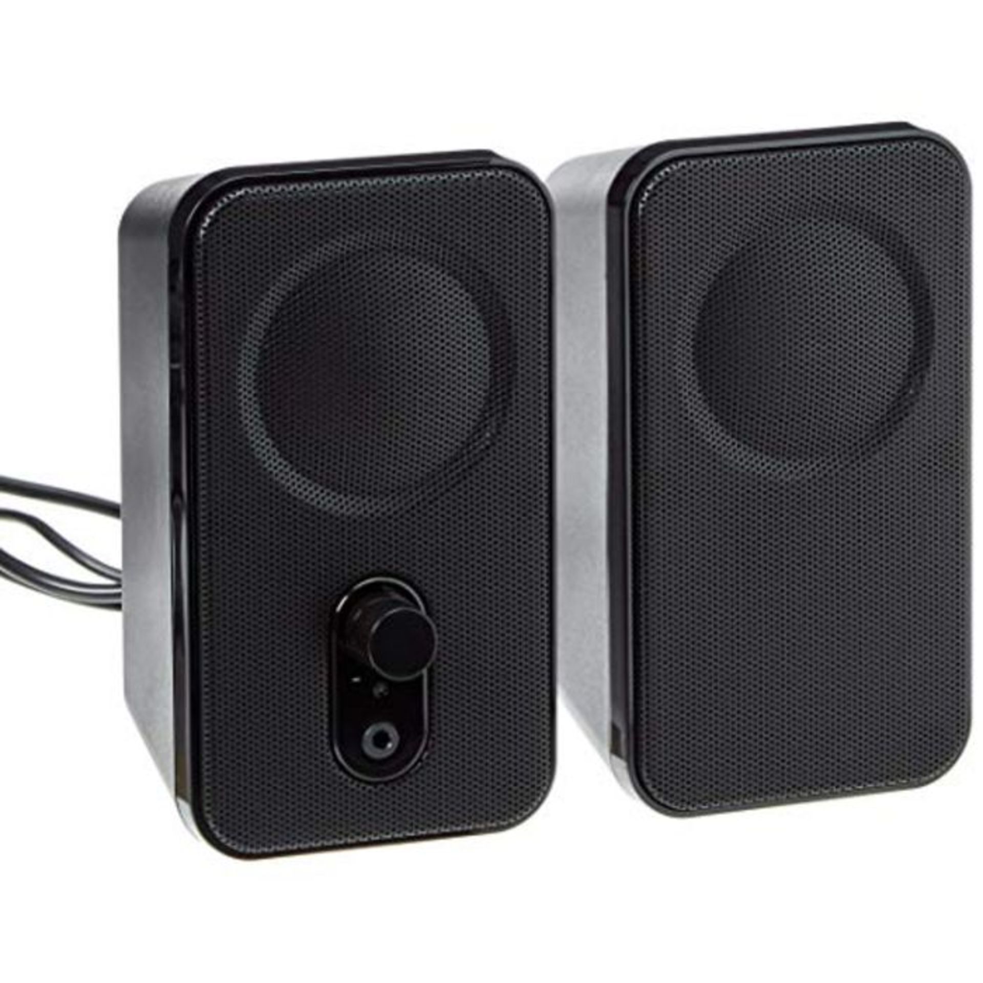 Amazon Basics Computer Speakers for Desktop or Laptop | AC-Powered