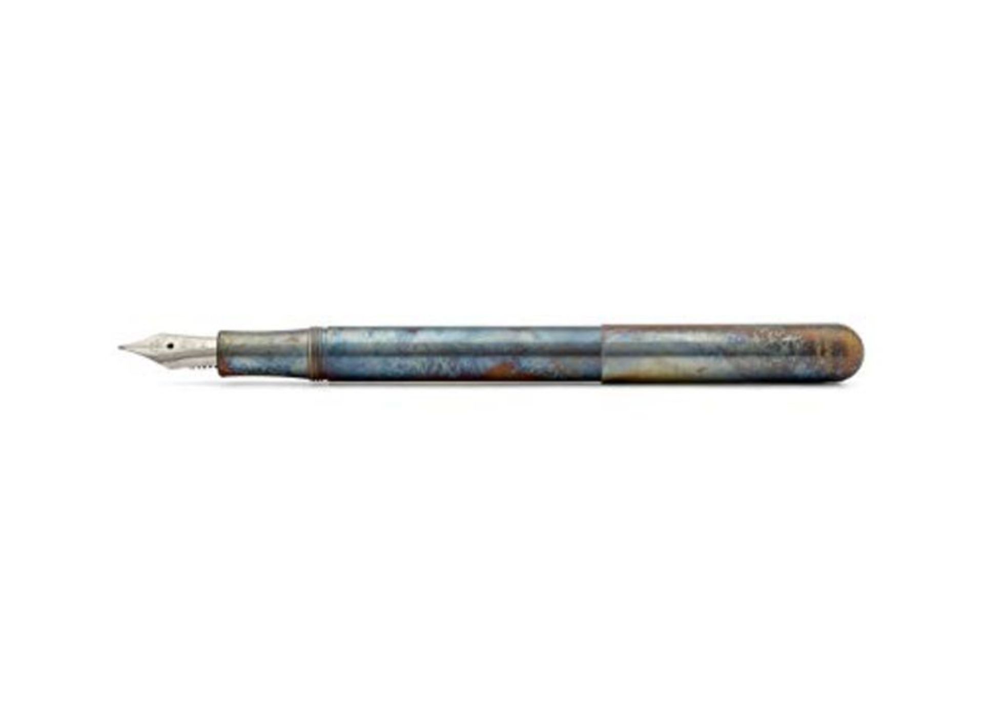 RRP £74.00 Kaweco Liliput Fountain Pen Fireblue F 0.7 mm