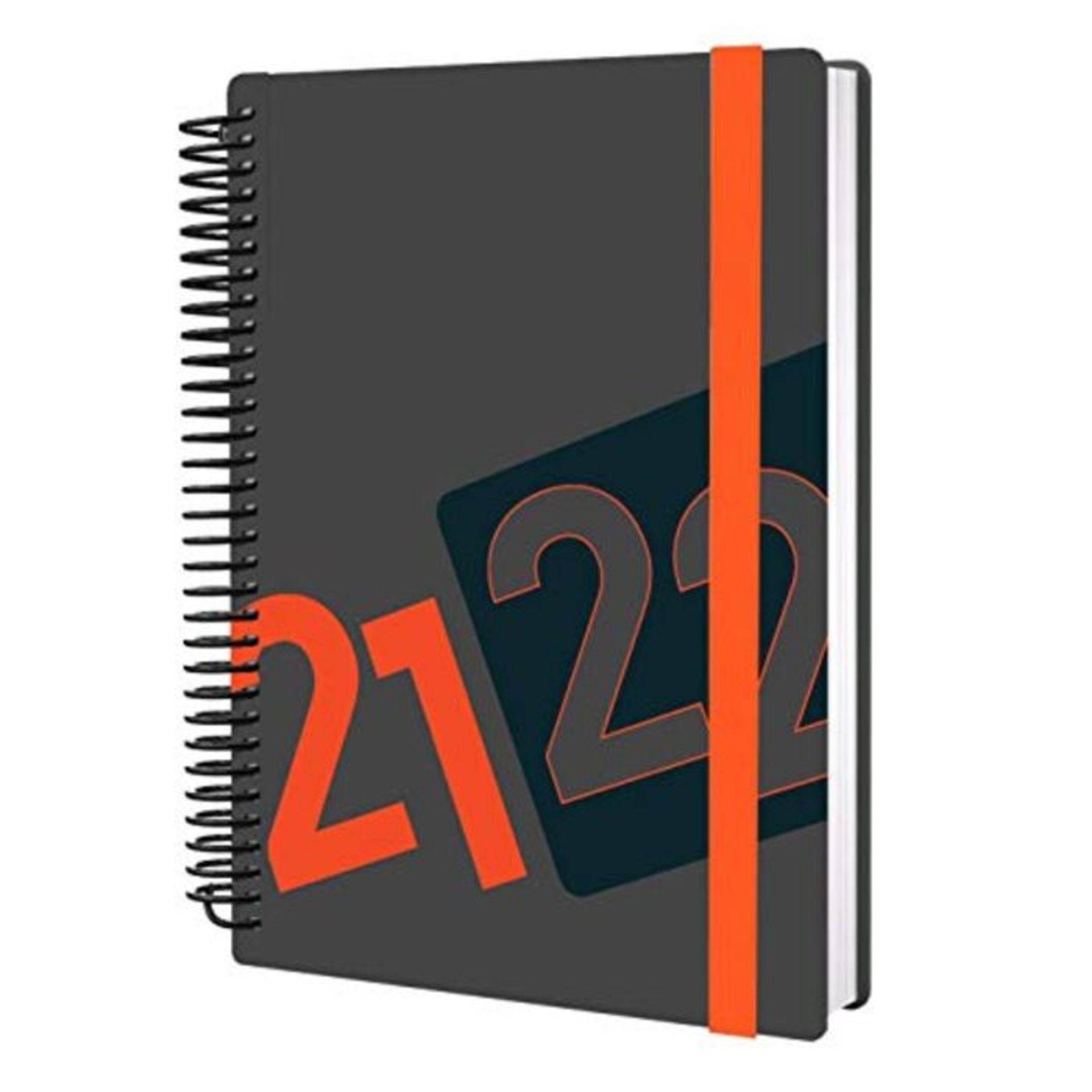 Collins Delta A5 Day To Page 2021/22 Mid Year Diary - Orange