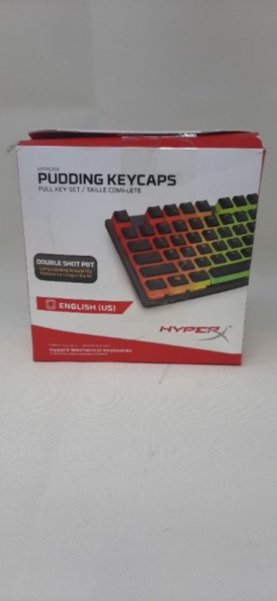 HyperX Pudding Keycaps - Full Key Set - PBT - Black - English (US) Layout - 104 Key, B - Image 2 of 3