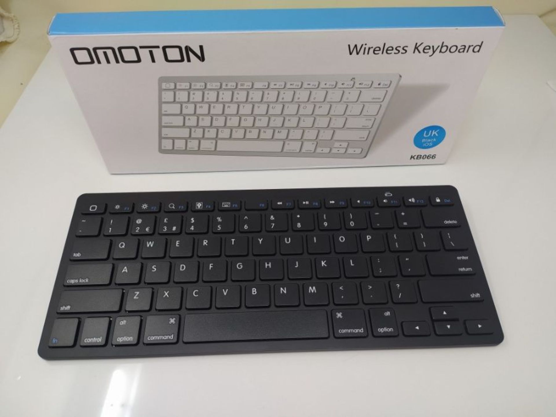 OMOTON Bluetooth Keyboard Compatible with New iPad 10.2(8th Gen 2020/7th Gen 2019), iP - Image 2 of 2