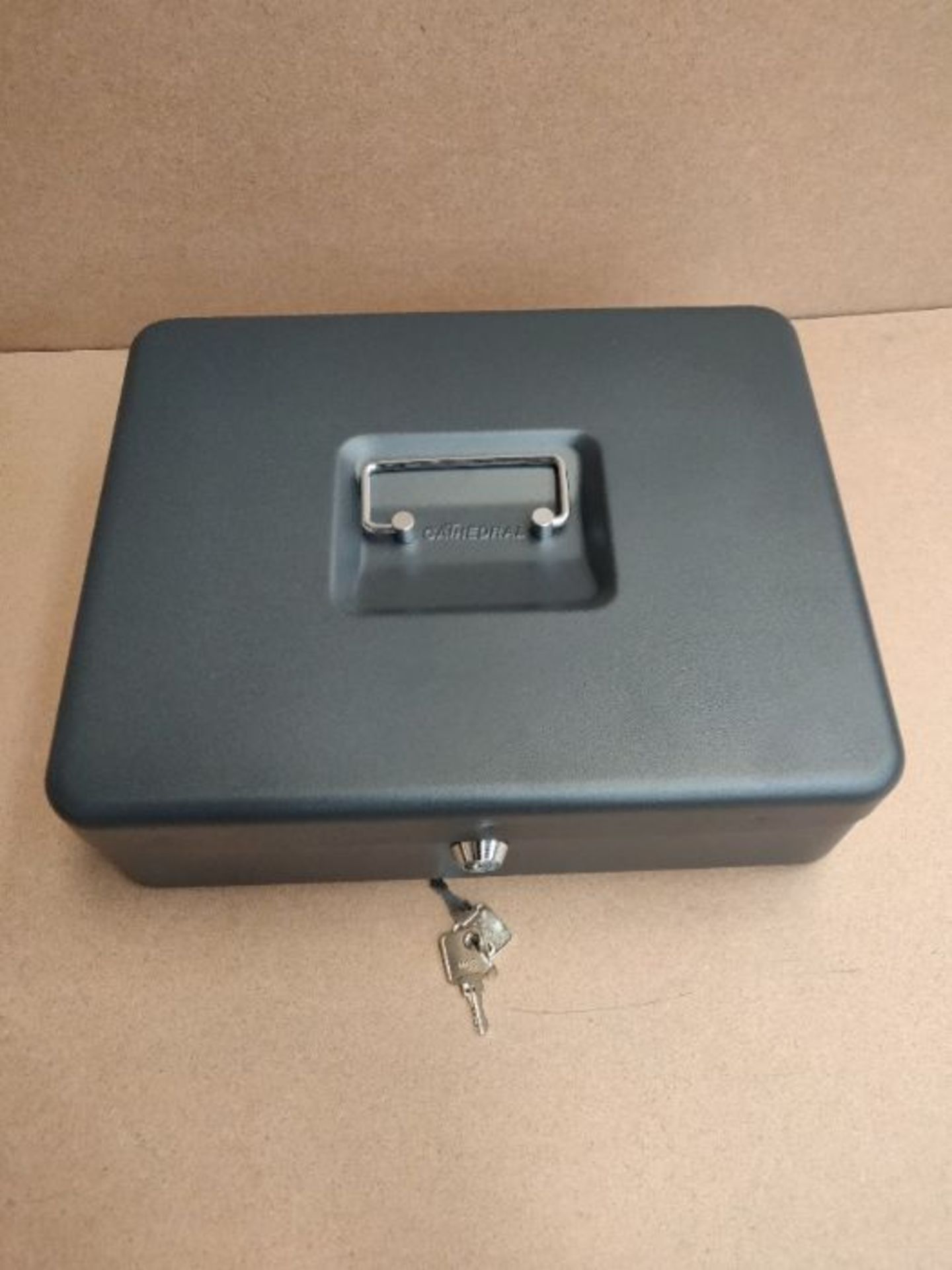 Cathedral Products CBDLBK 12-Inch The Ultimate Cash Box Secure Lock with Coin Tray For - Image 2 of 2