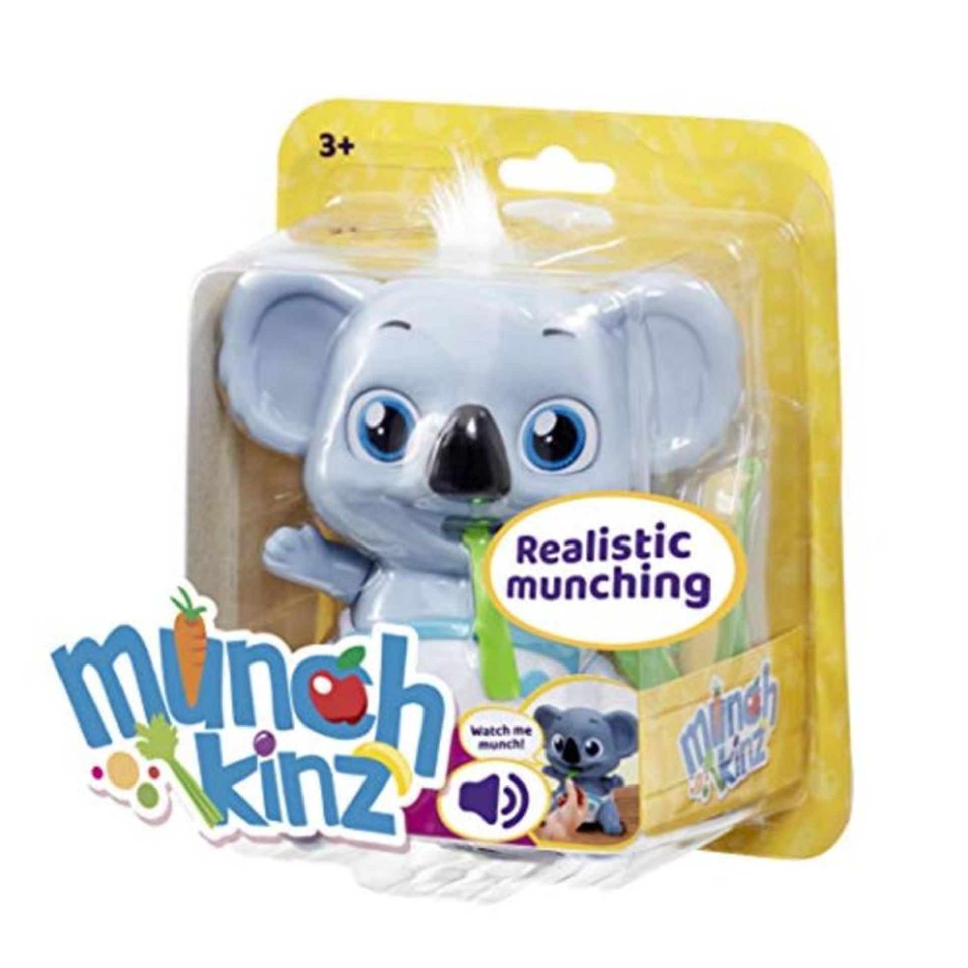 Munchkinz Interactive pet Koala with 30+ Sounds and Movement, Multi-Colour
