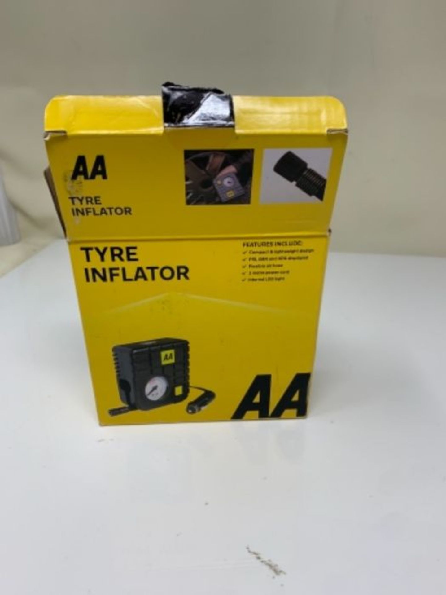 AA 12 V Compact Tyre Inflator AA5007  For Cars Other Vehicles Inflatables Bicycles - Image 2 of 3