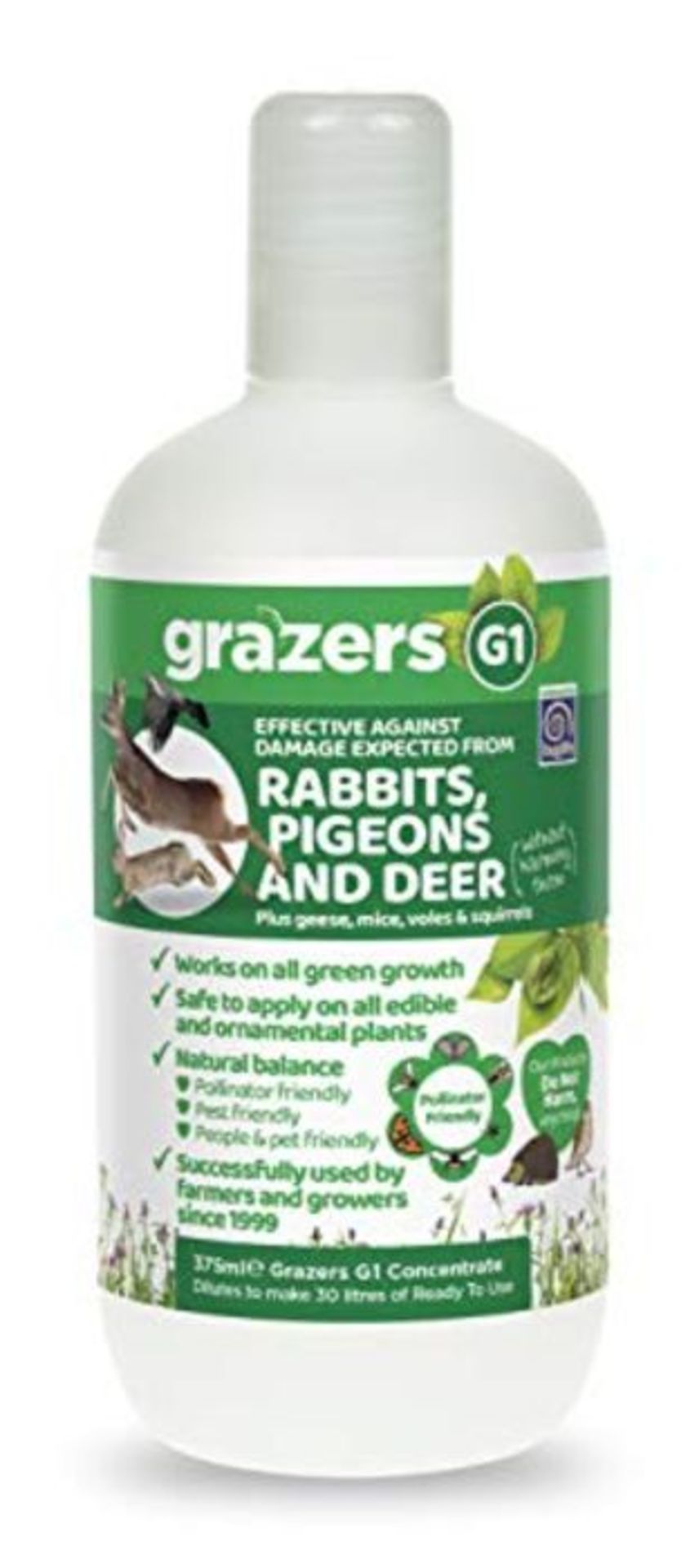 Grazers ltd GRAZERS G1 Concentrate 750ml Effective Against Damage from Rabbits, Pigeon