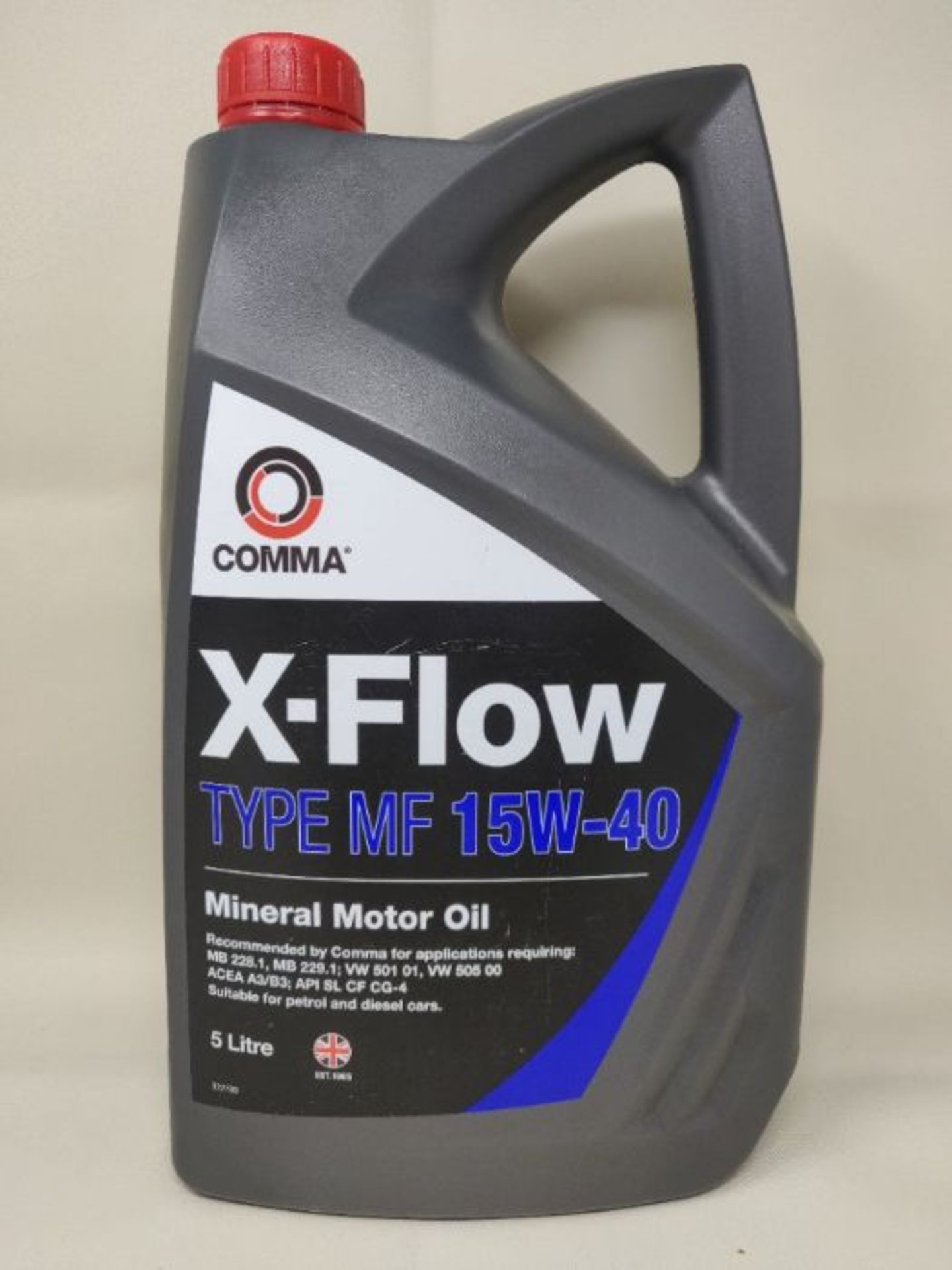 Comma XFMF5L 5L X-Flow Type MF 15W40 Mineral Motor Oil - Image 2 of 2