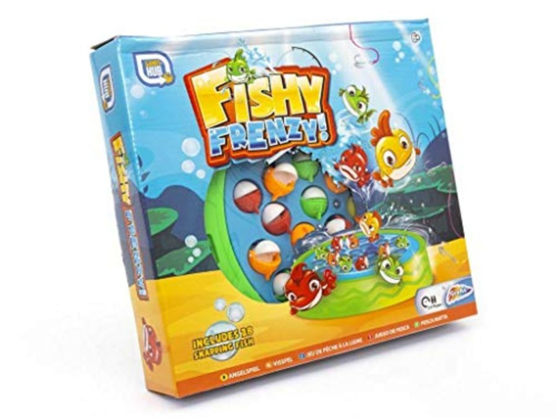 Quickdraw Fishy Frenzy Kids Fishing Game Hook & Catch The Fish Family