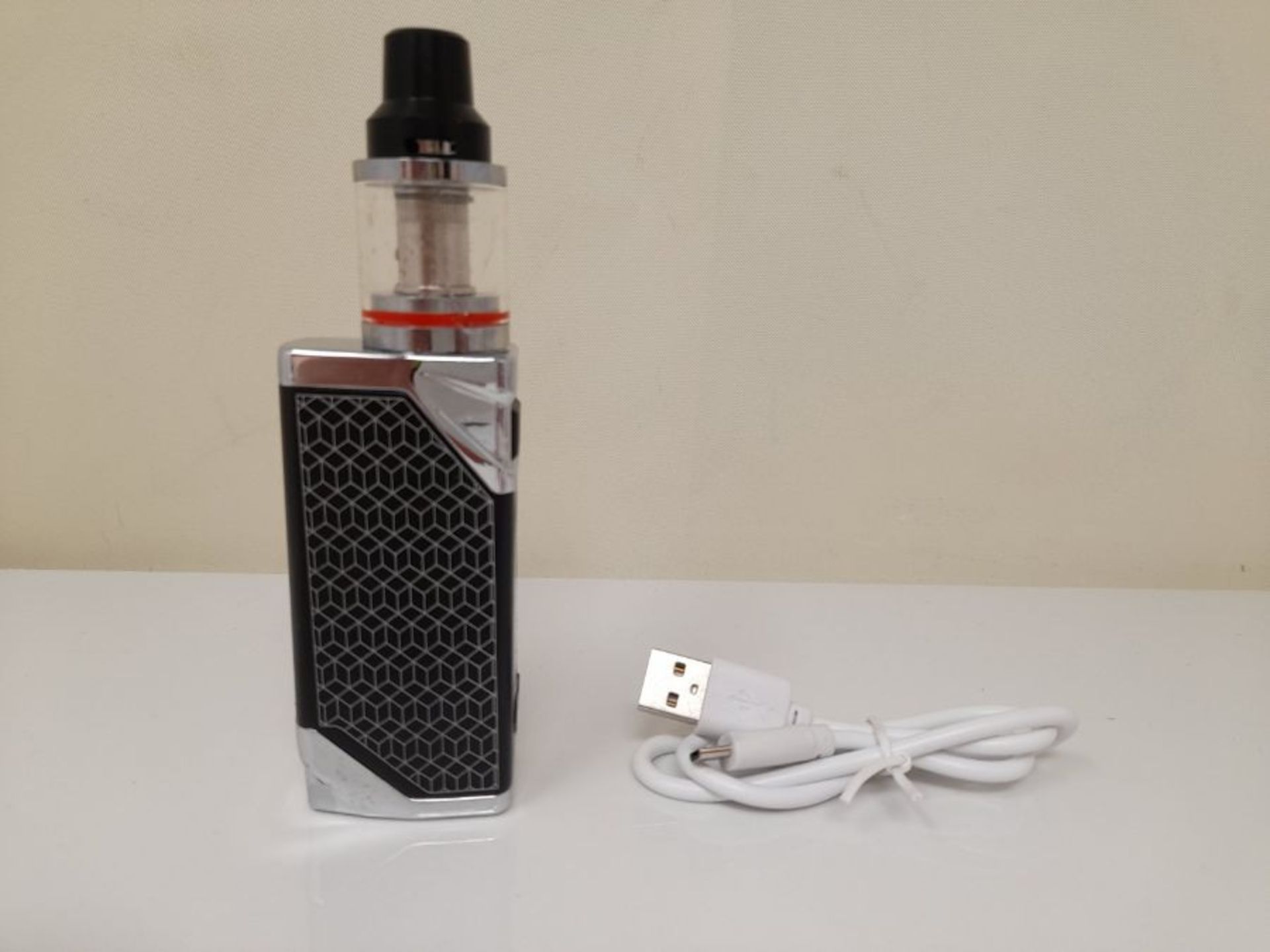 Tribus Vape E Cigarette Starter Kit Stainless Steel Box Mode Vape Pen Led Display with - Image 3 of 3