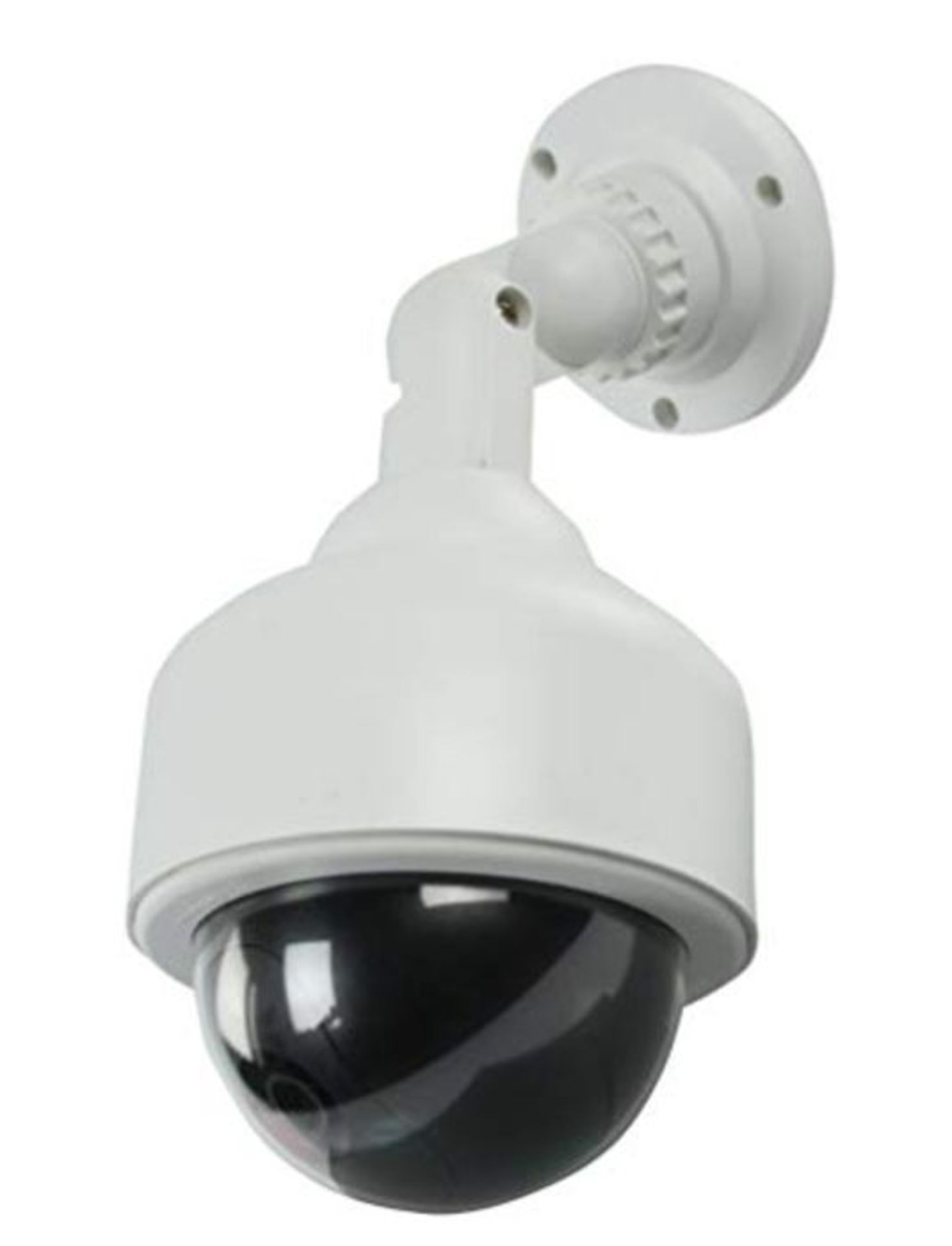 Invero Dome 360 Degree Dummy Fake CCTV Security Camera - Indoor Housing Camera with Bu