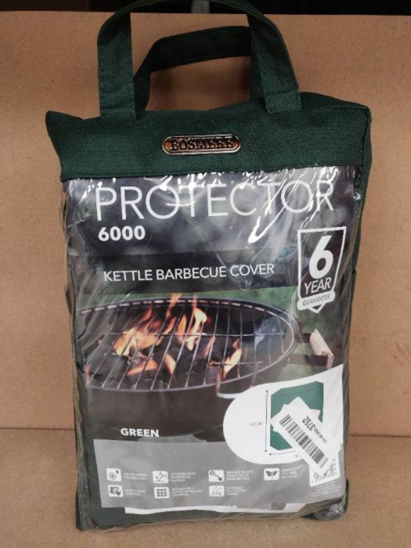 Bosmere Protector 6000 Dark Green Kettle BBQ Cover - Green, C700 - Image 2 of 2