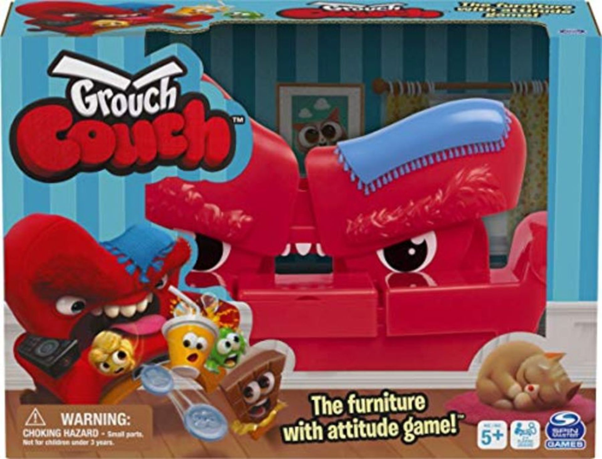 Spin Master Games Grouch Couch, Furniture with Attitude Game for Kids and Families